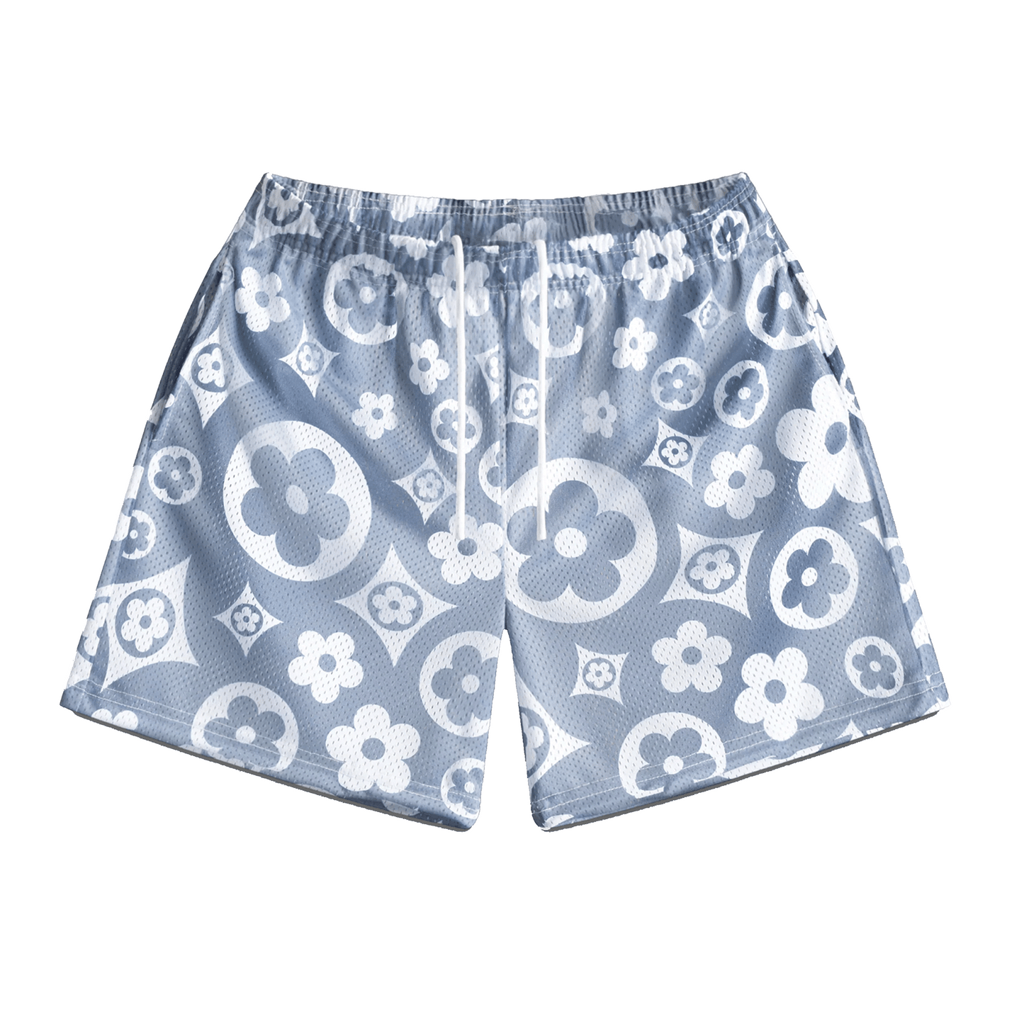 Bravest Grey Flower Shorts