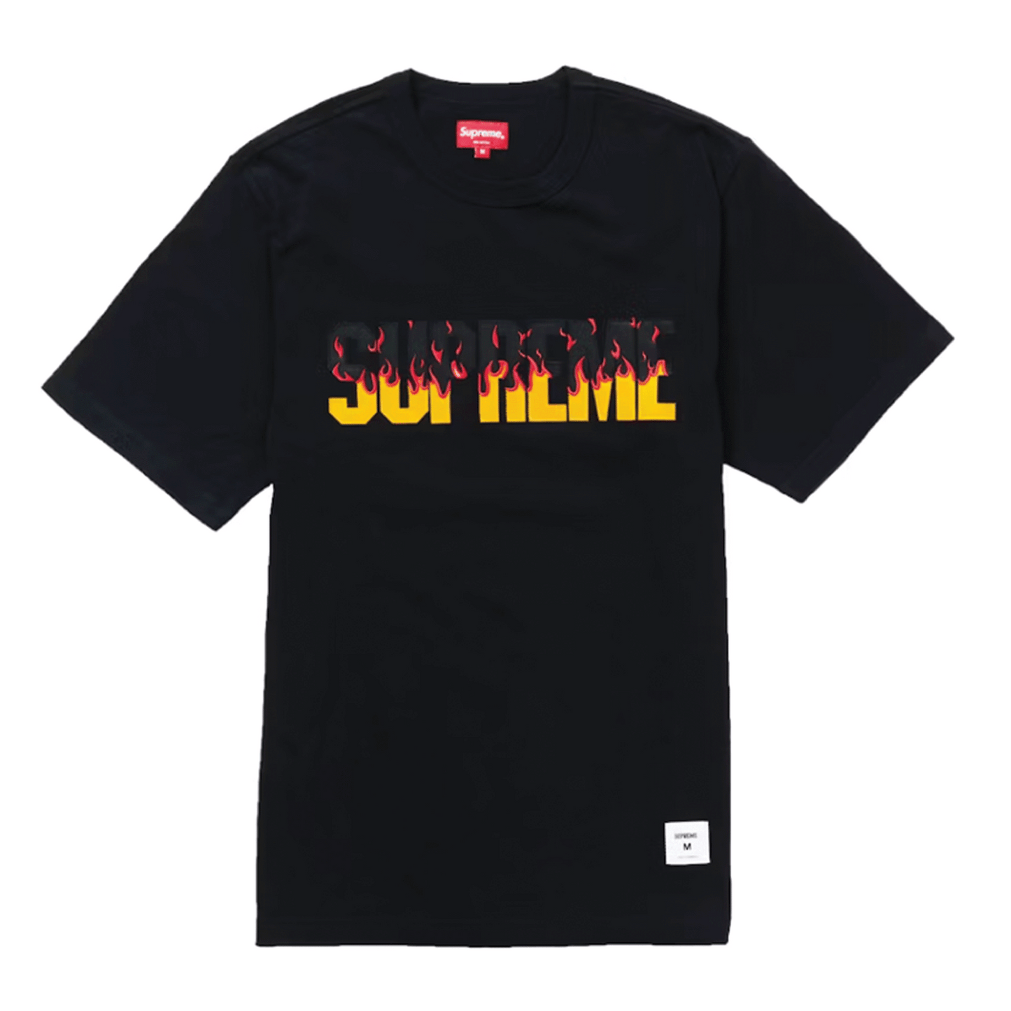 Supreme Flames S/S Top Black