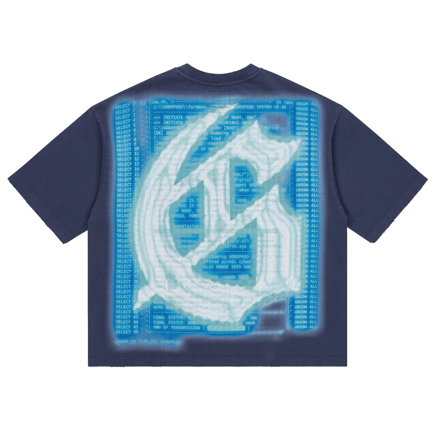GodSpeed Aura Farm T-shirt Navy