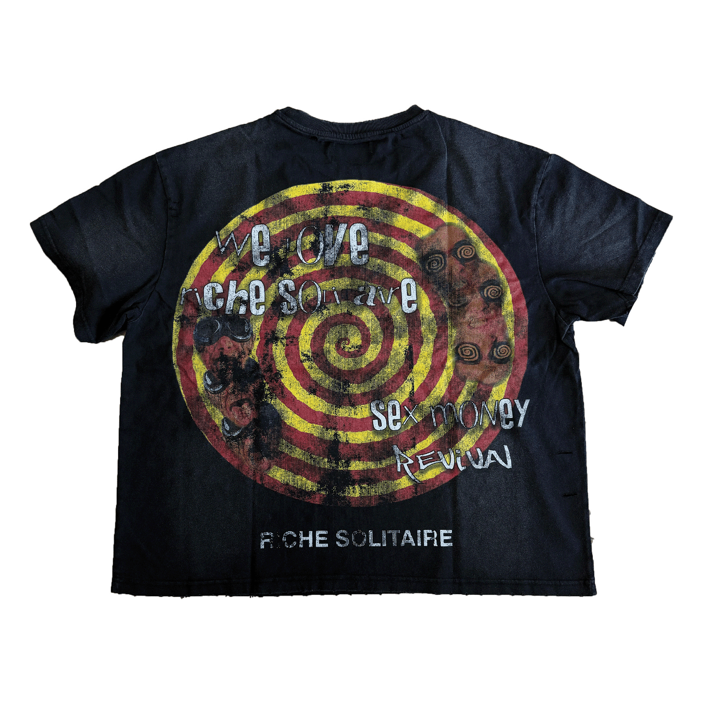 Solitaire Riche Black T-Shirt