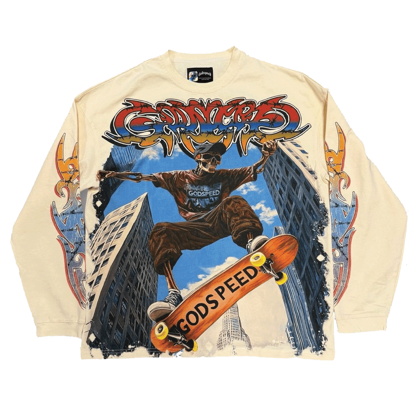 GodSpeed Ollie LS T-Shirt Bone