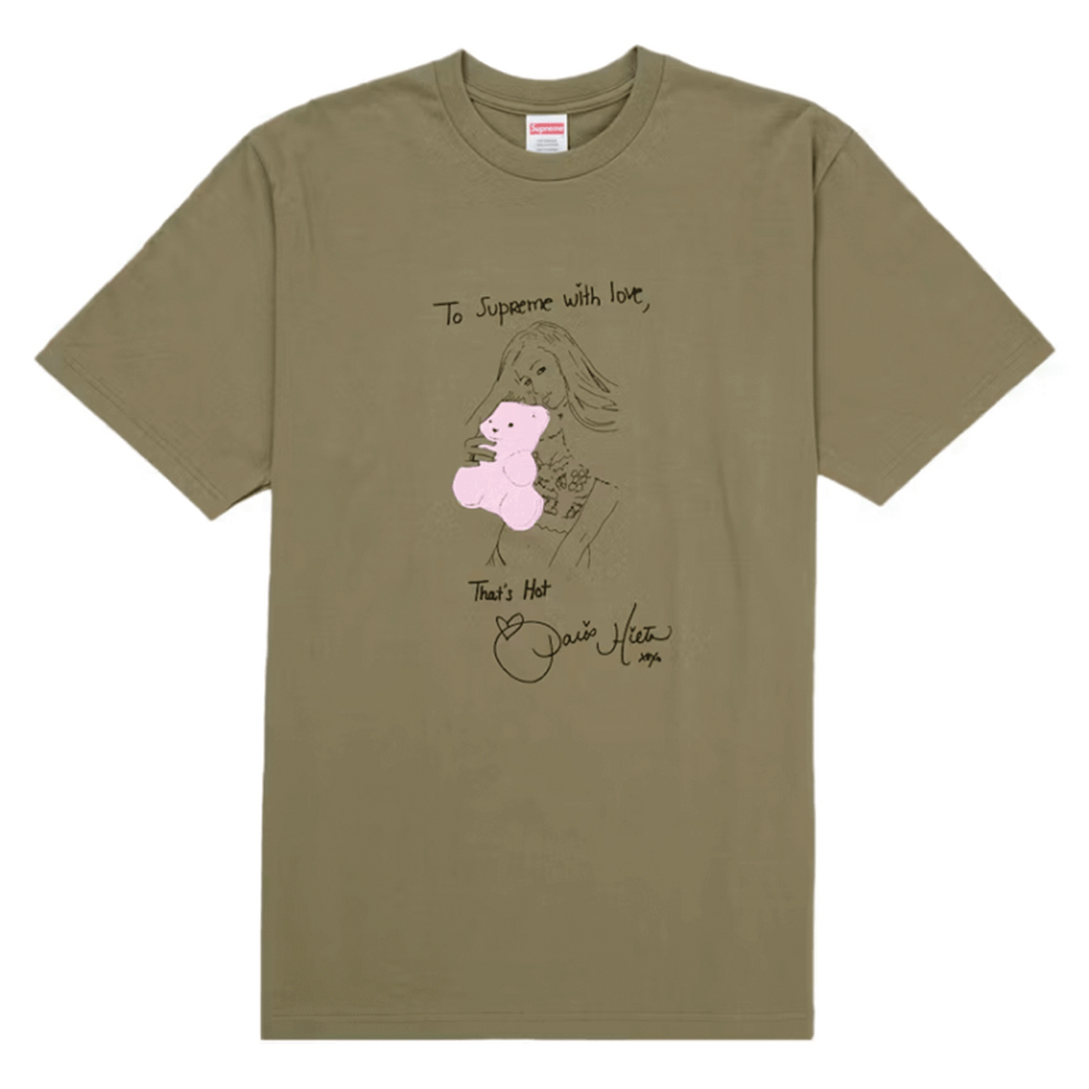 Supreme Paris Tee (FW26) Light Olive