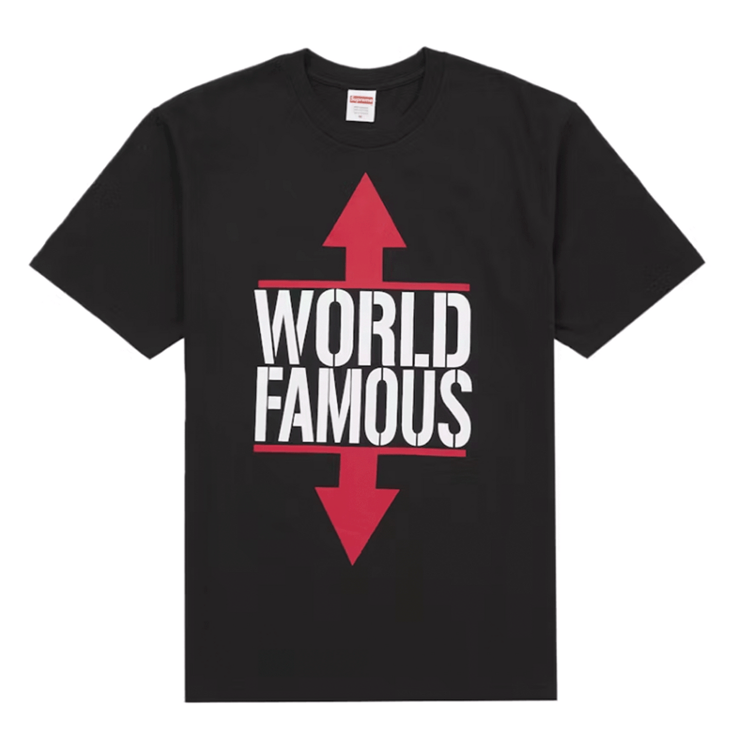 Supreme World Famous Tee Black
