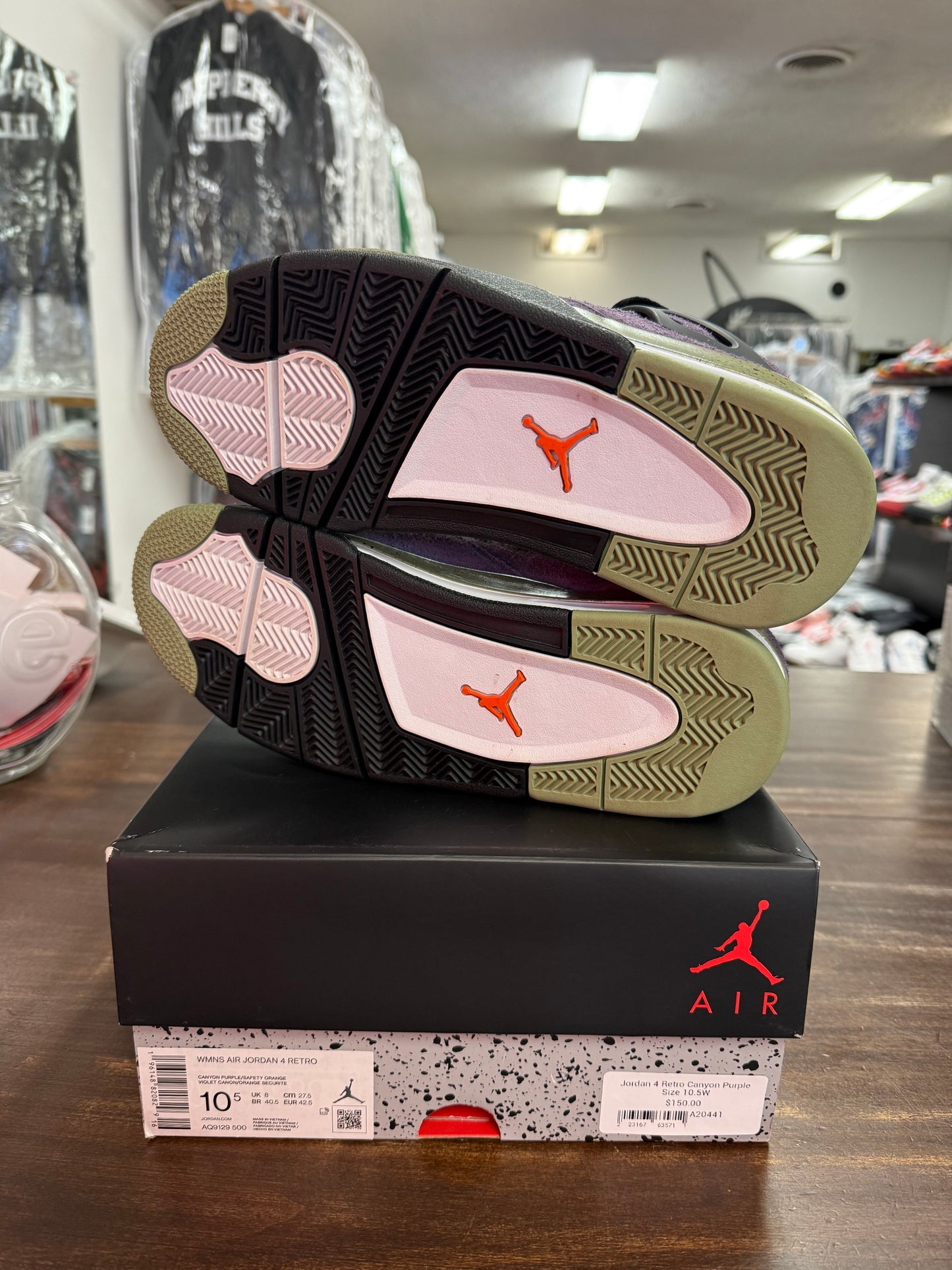 Jordan 4 Retro Canyon Purple