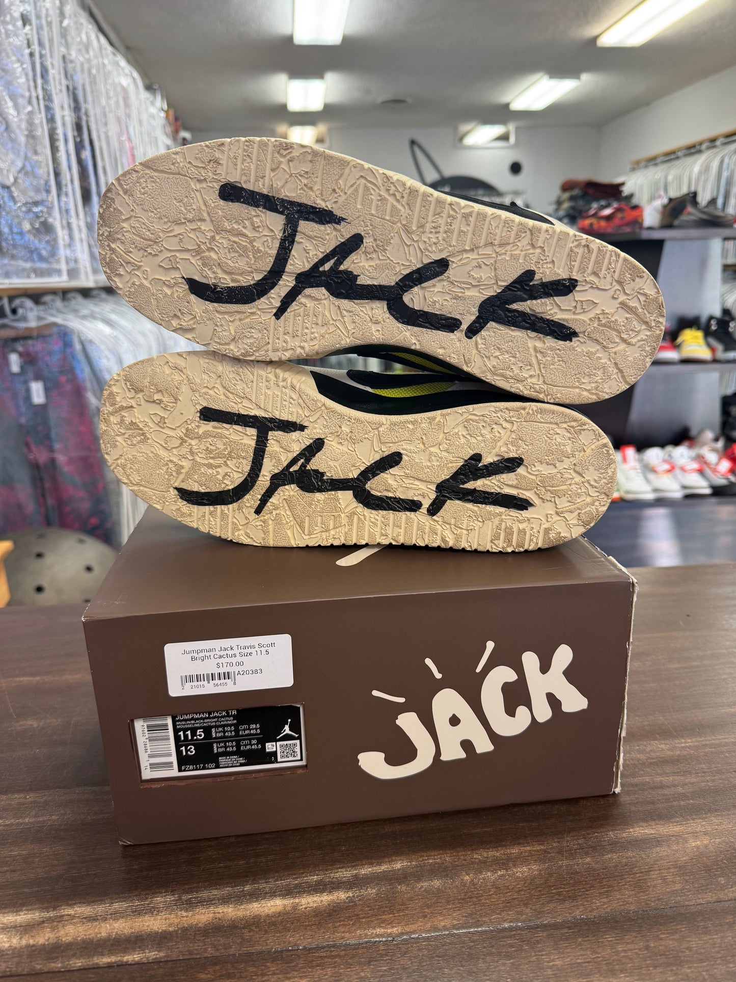 Jumpman Jack Travis Scott Bright Cactus