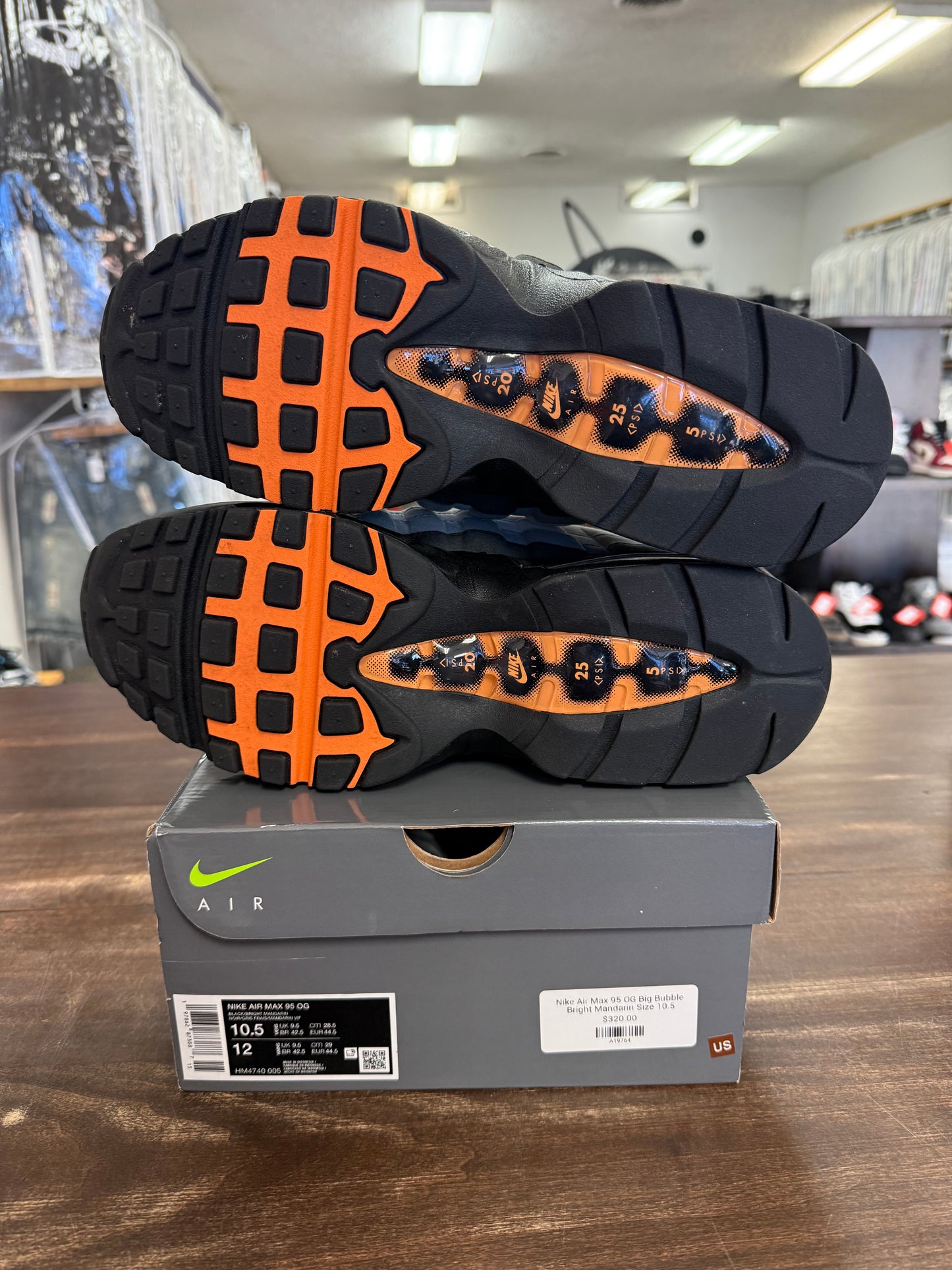 Nike Air Max 95 OG Big Bubble Bright Mandarin