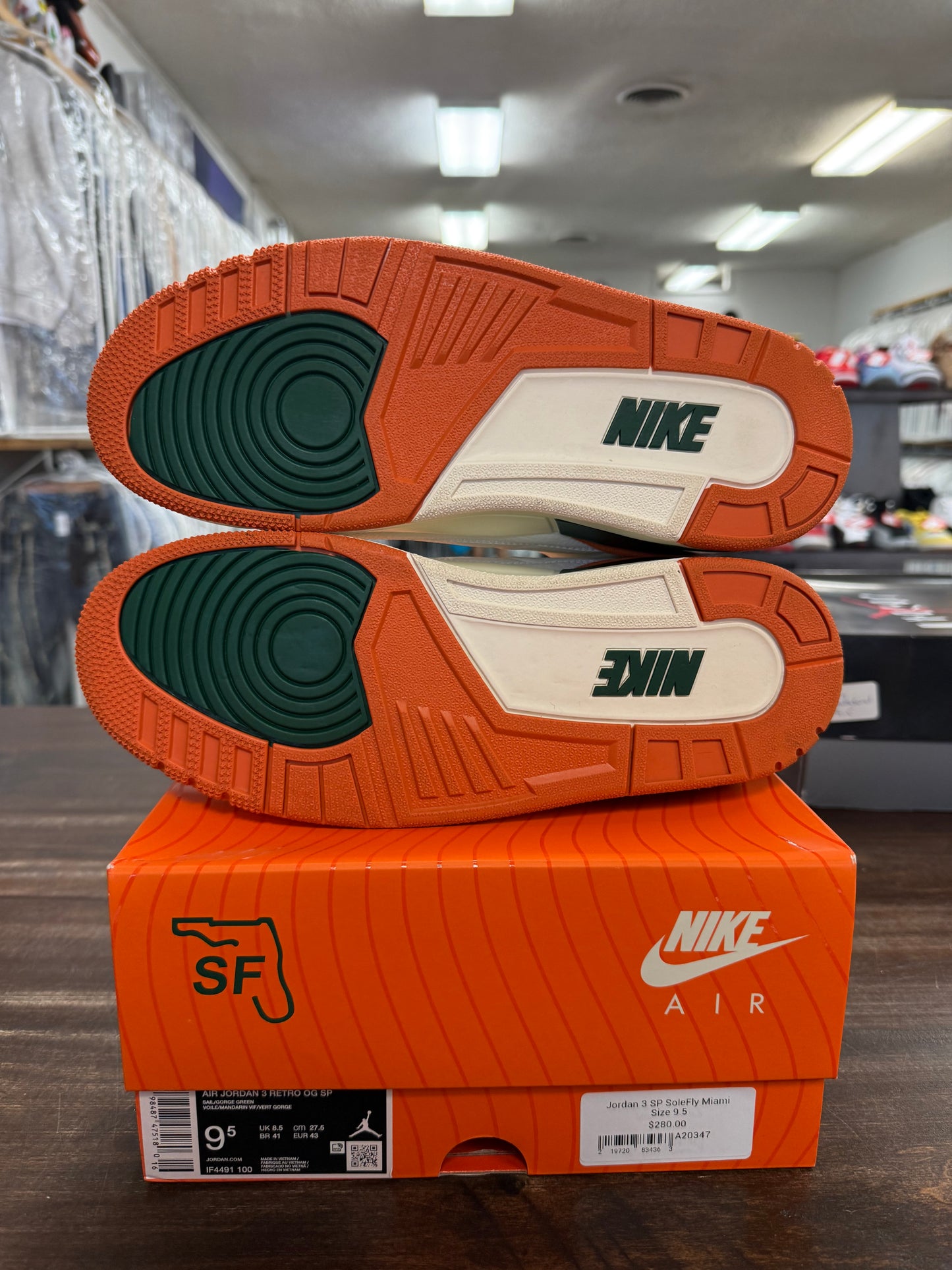Jordan 3 SP SoleFly Miami