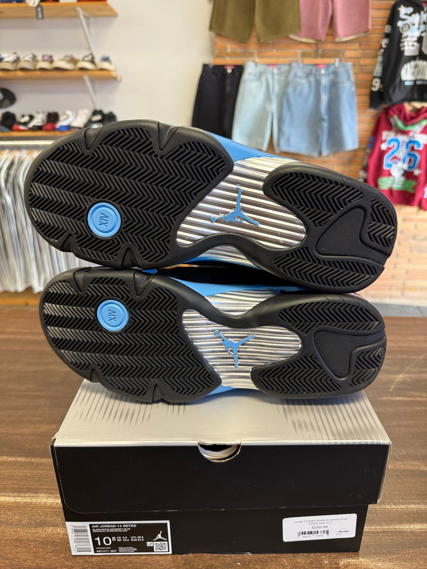 Jordan 14 Retro Black University Blue (2026)