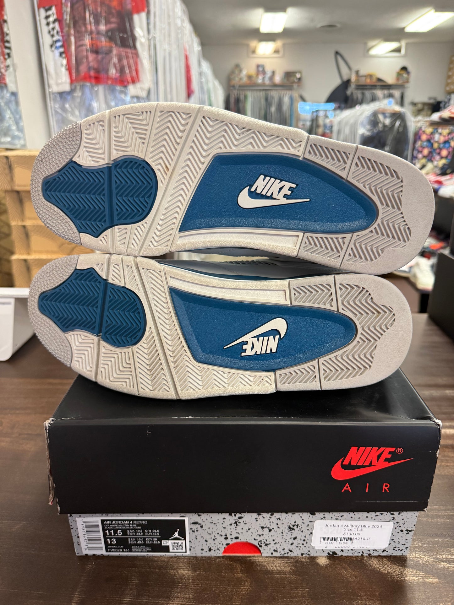 Jordan 4 Military Blue 2024