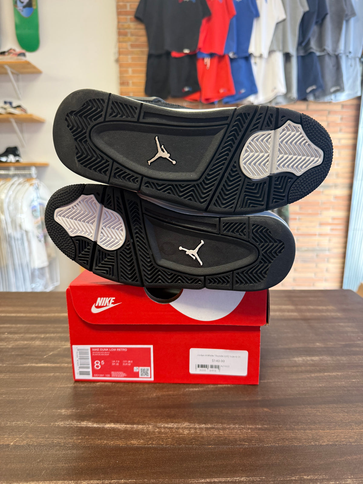 Jordan 4 White Thunder (GS)