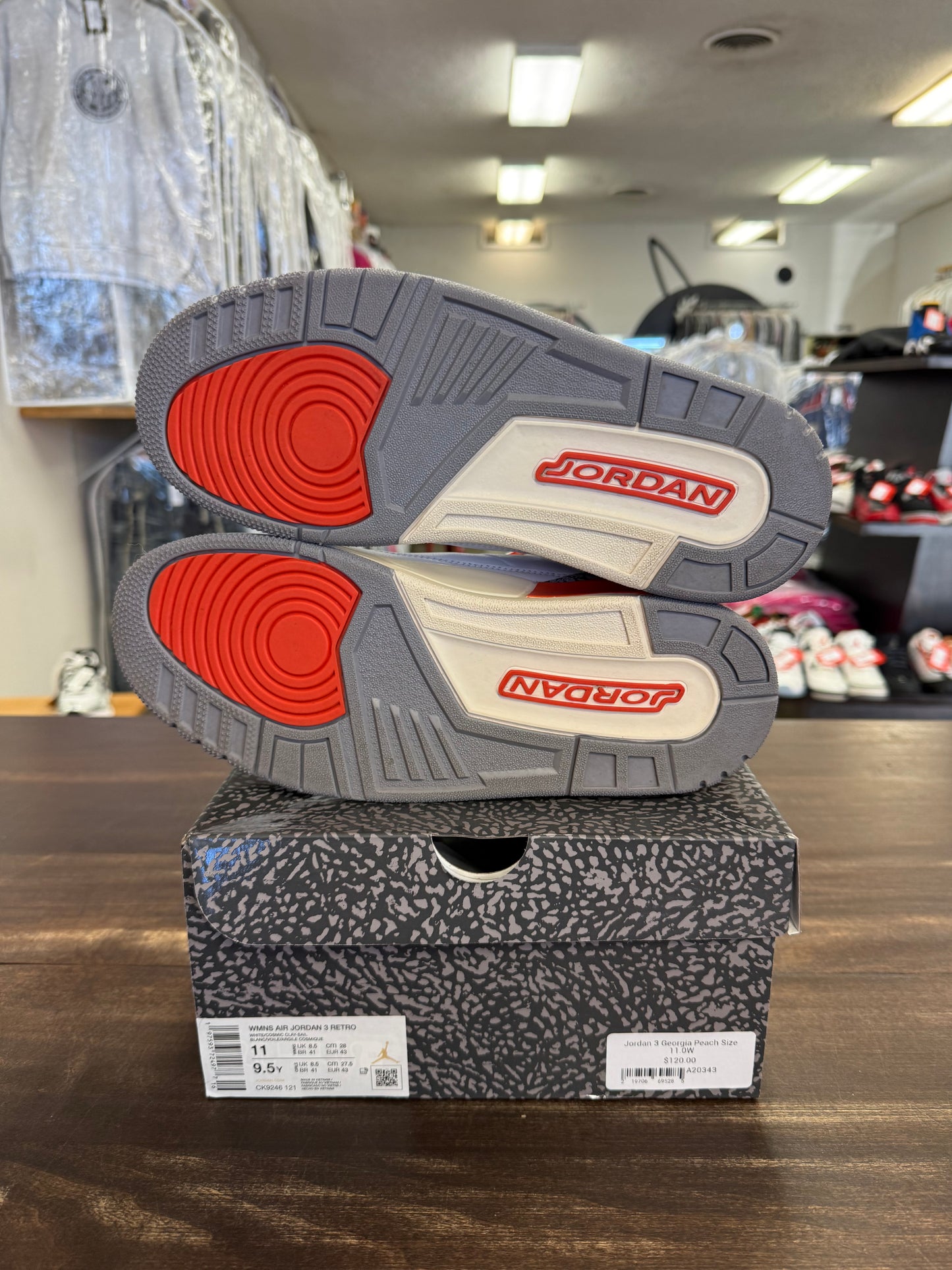 Jordan 3 Georgia Peach