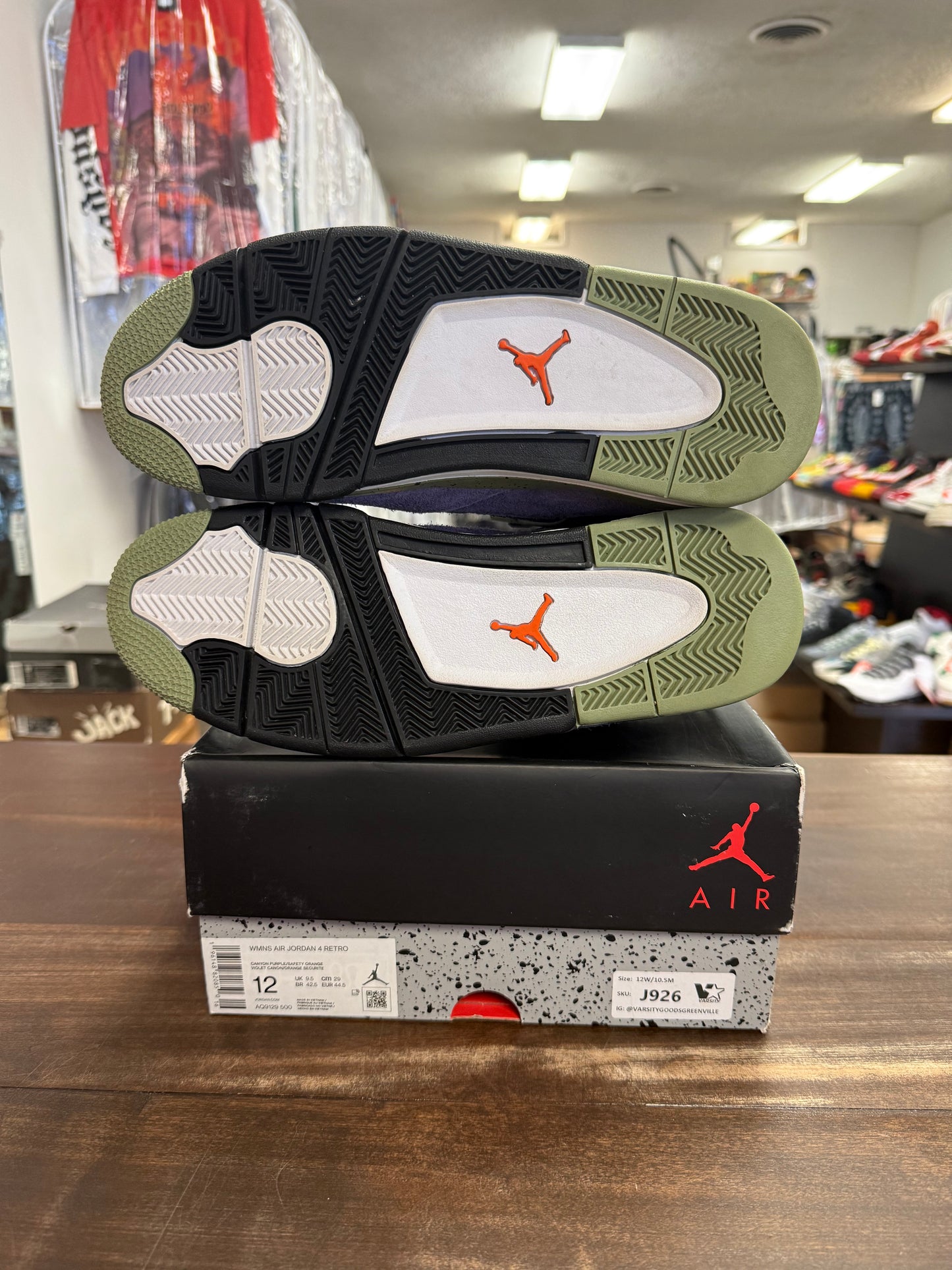Jordan 4 Retro Canyon Purple (Women's)