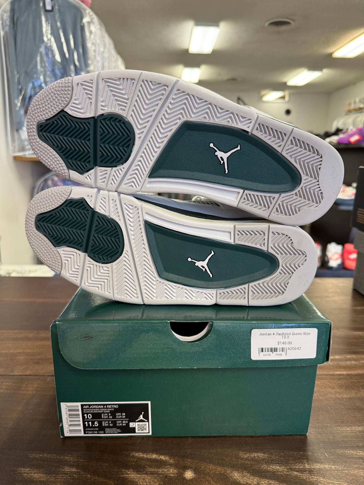 Jordan 4 Oxidized Green