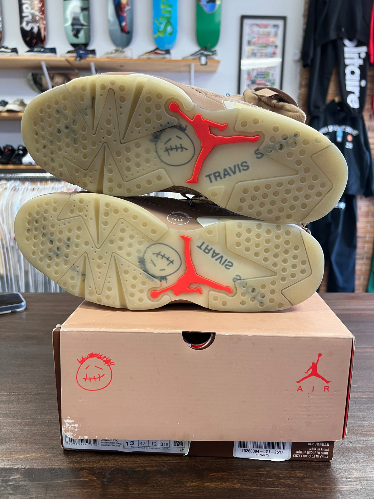 Jordan 6 Retro Travis Scott British Khaki