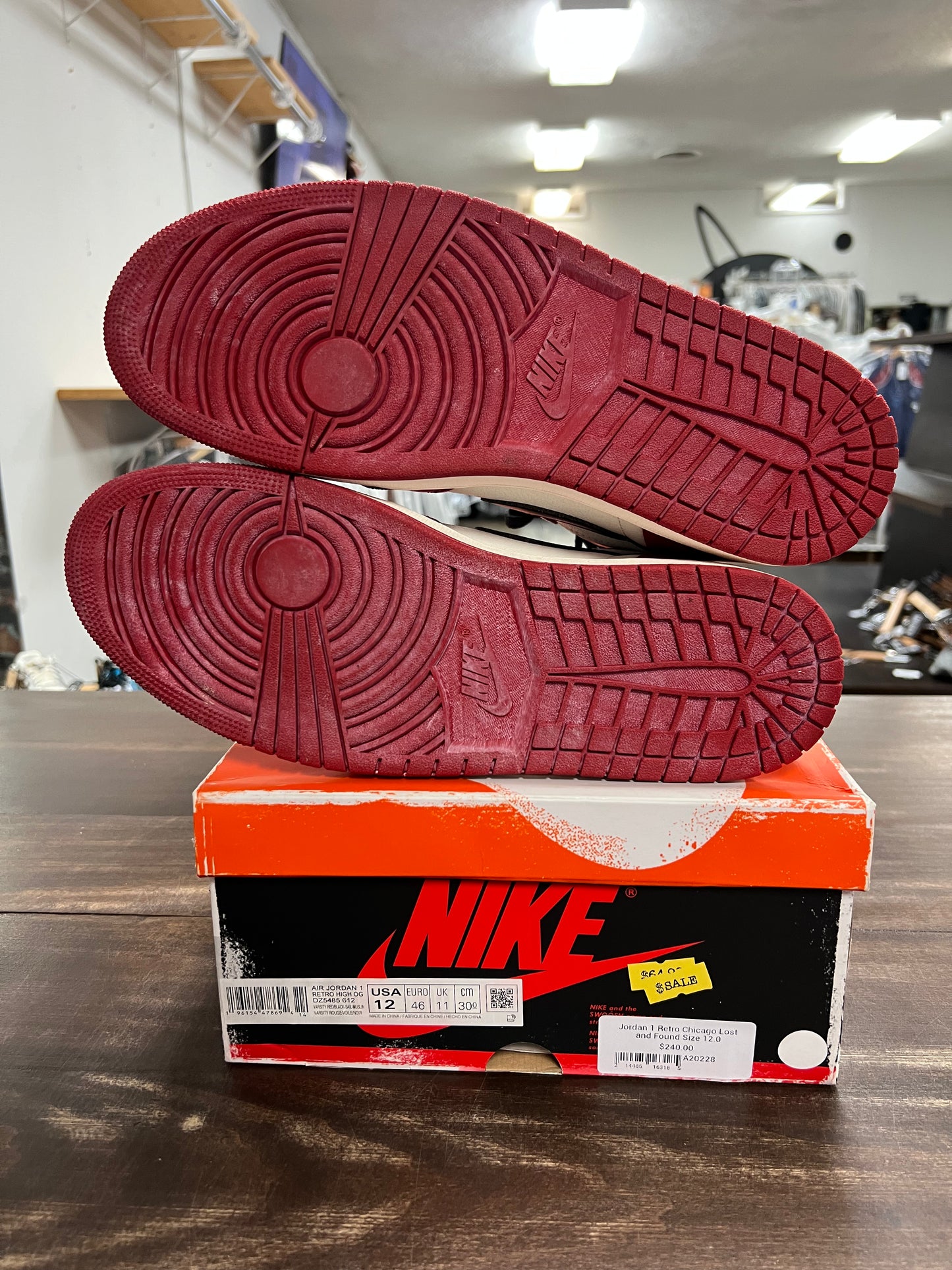 Jordan 1 Retro Chicago Lost and Found