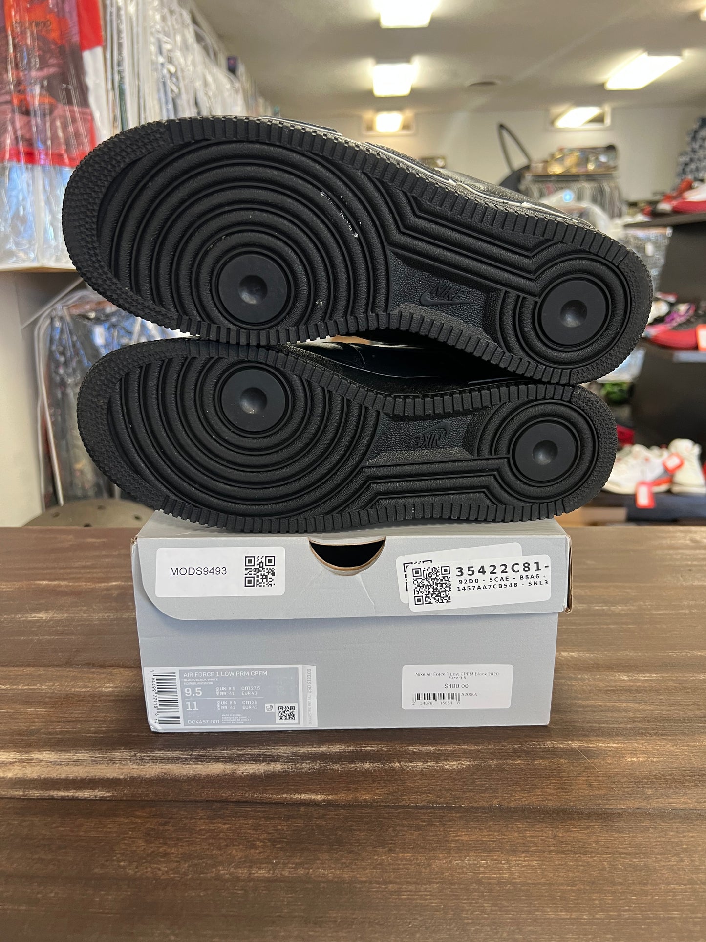 Nike Air Force 1 Low CPFM Black 2020