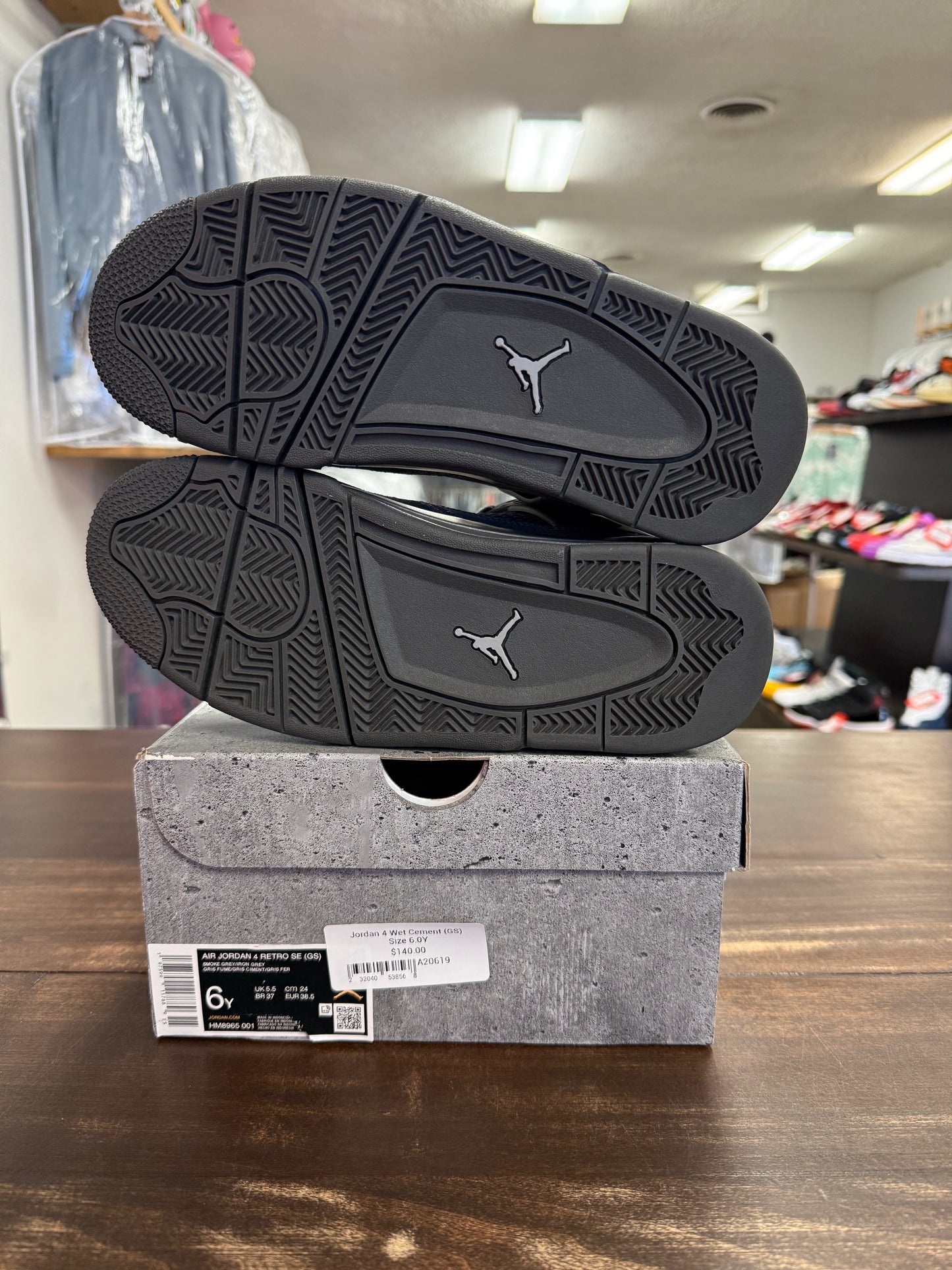 Jordan 4 Wet Cement (GS)