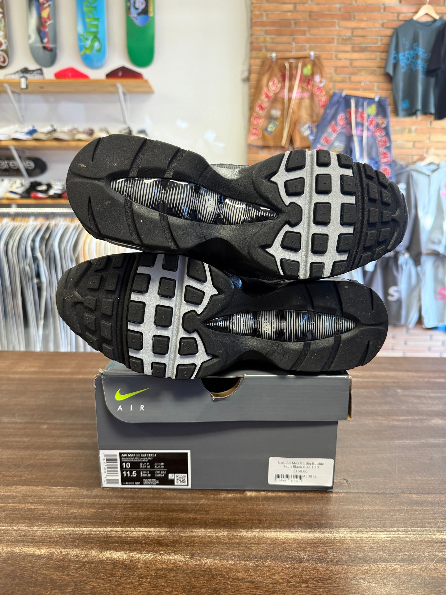 Nike Air Max 95 Big Bubble Tech Black