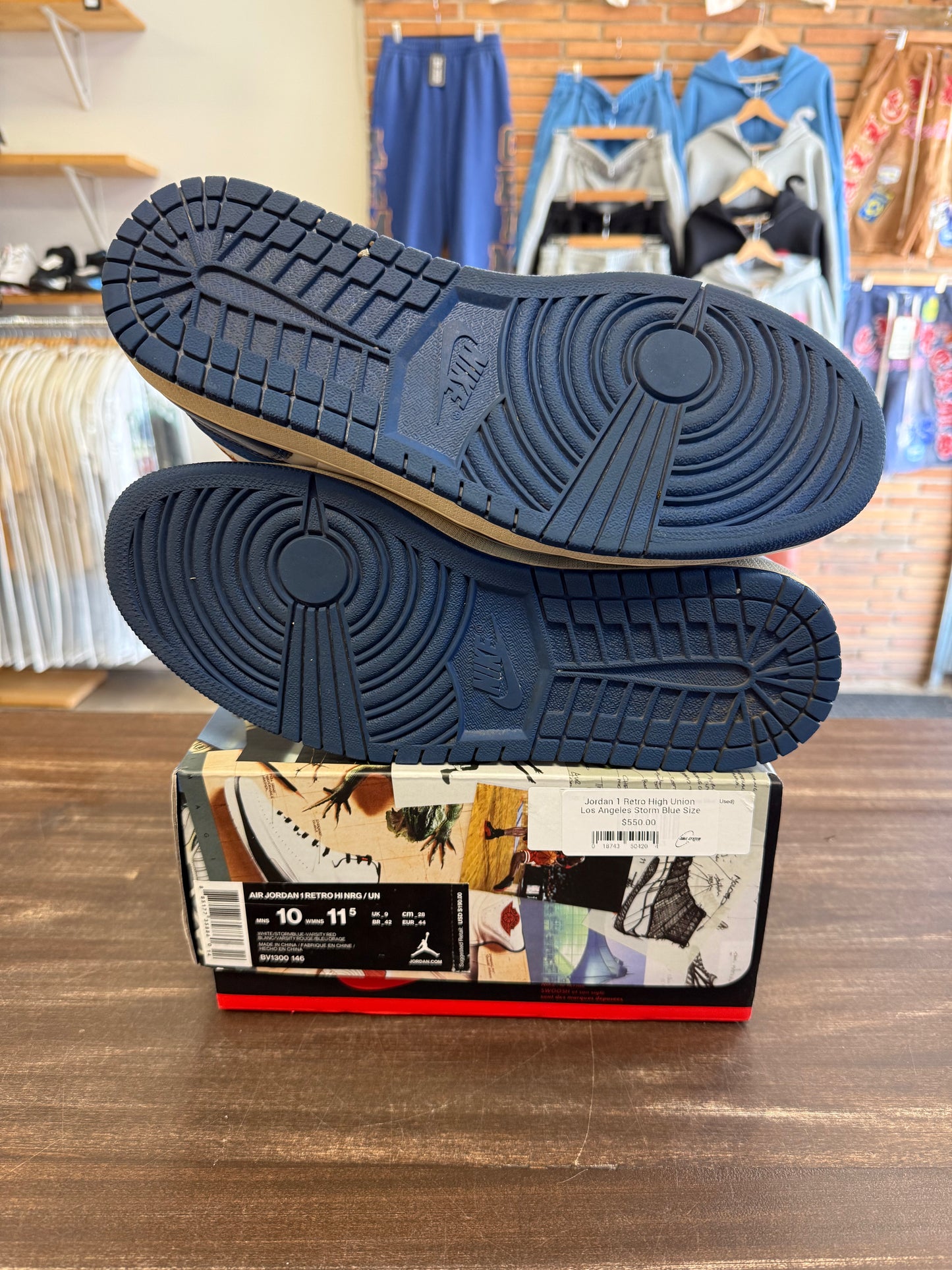Jordan 1 Retro High Union Los Angeles Storm Blue