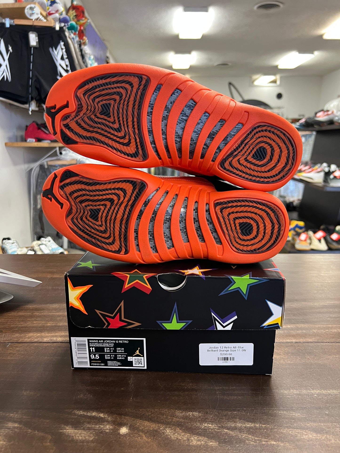 Jordan 12 Retro All-Star Brilliant Orange