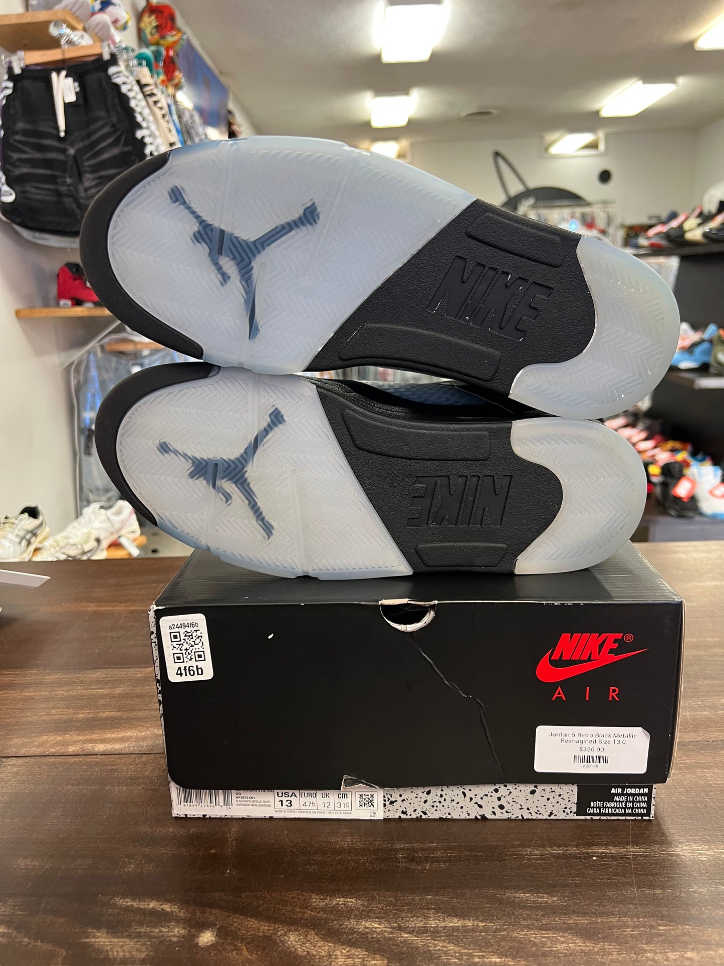 Jordan 5 Retro Black Metallic Reimagined