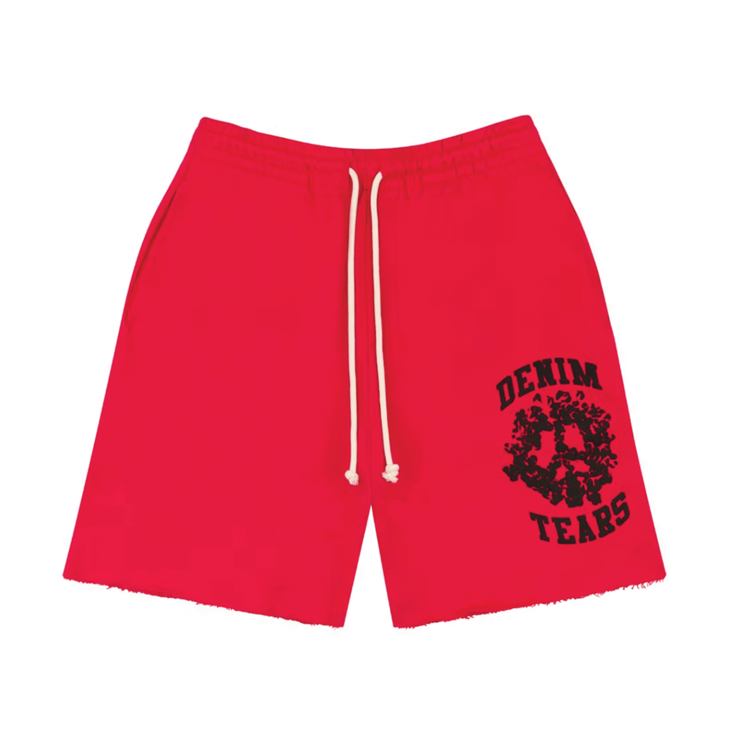 Denim Tears Denim University Sweat Shorts Red