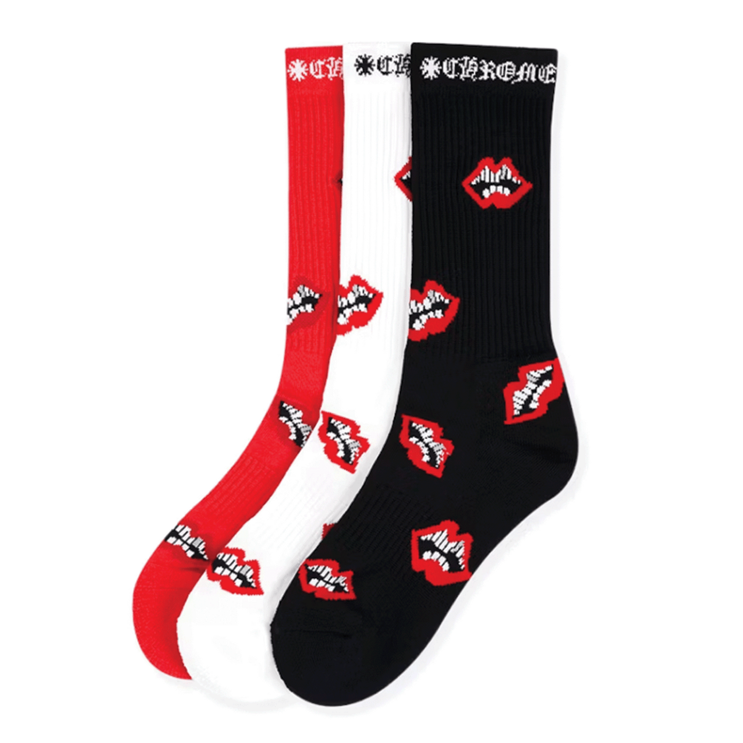 Chrome Hearts Chomper Socks Multicolor