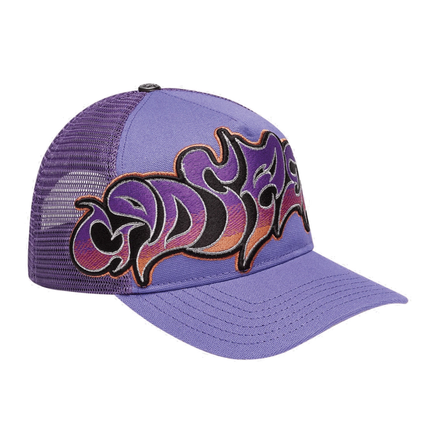 GodSpeed Neo Trucker Hat Purple/Orange
