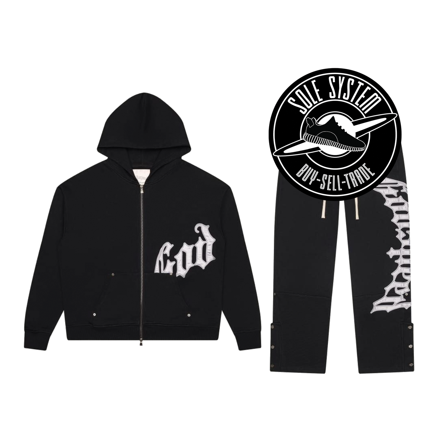 GodSpeed OG Logo V2 Sweatsuit Black