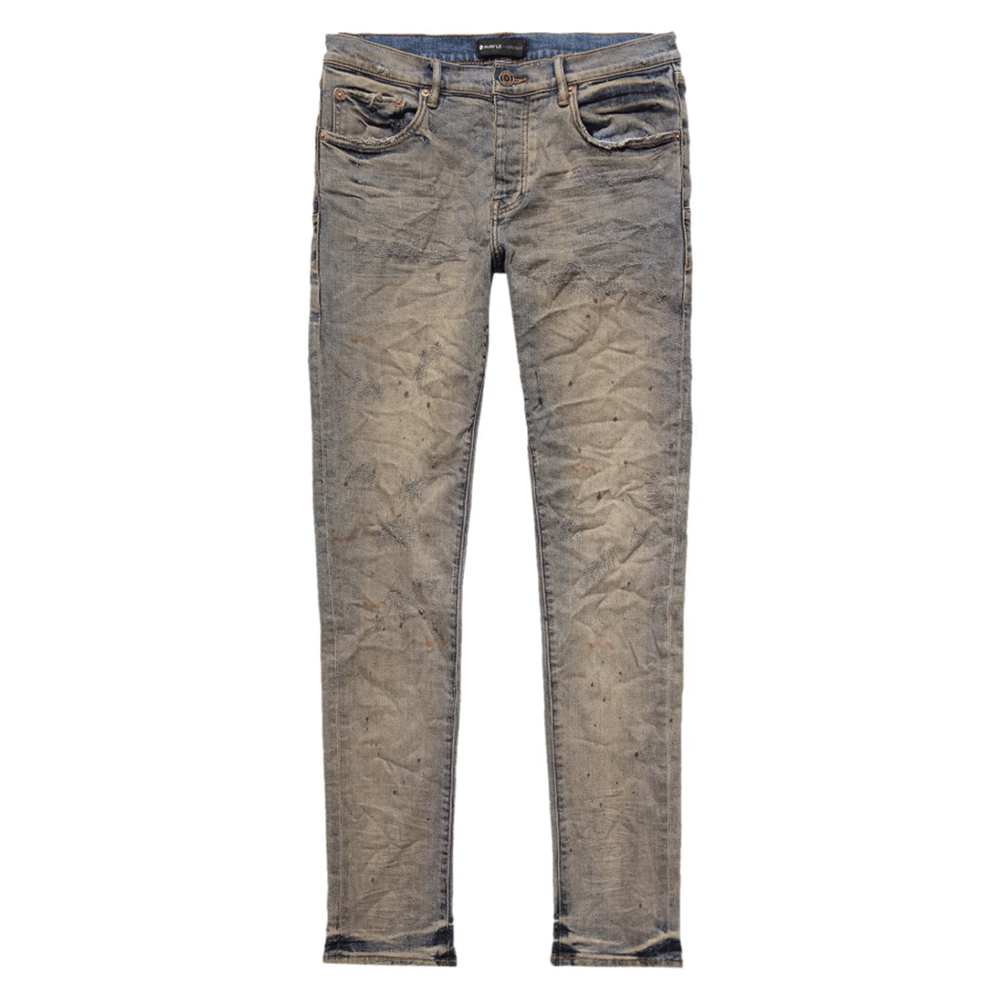 Purple Brand Indigo Oil Repair Skinny Jeans