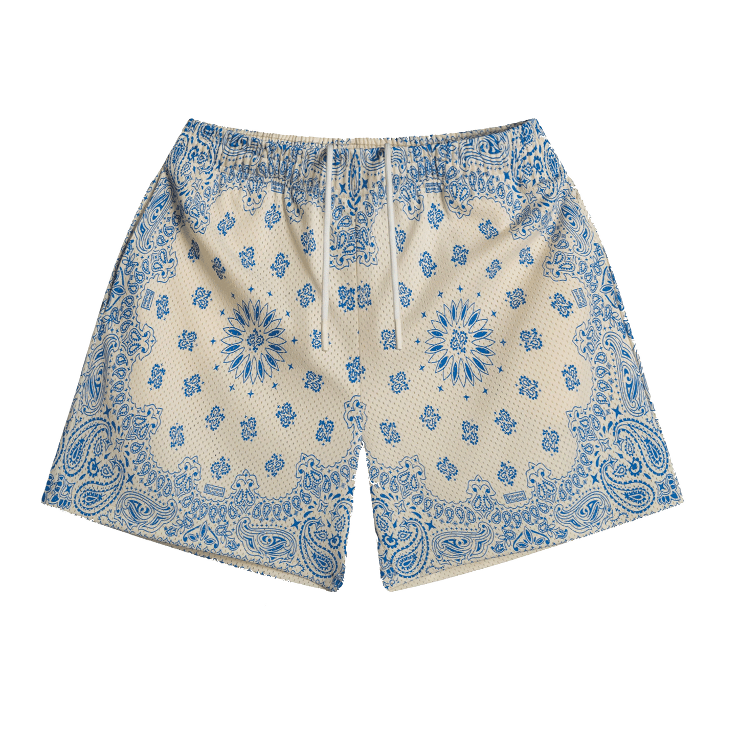 Bravest Paisley Cream Shorts