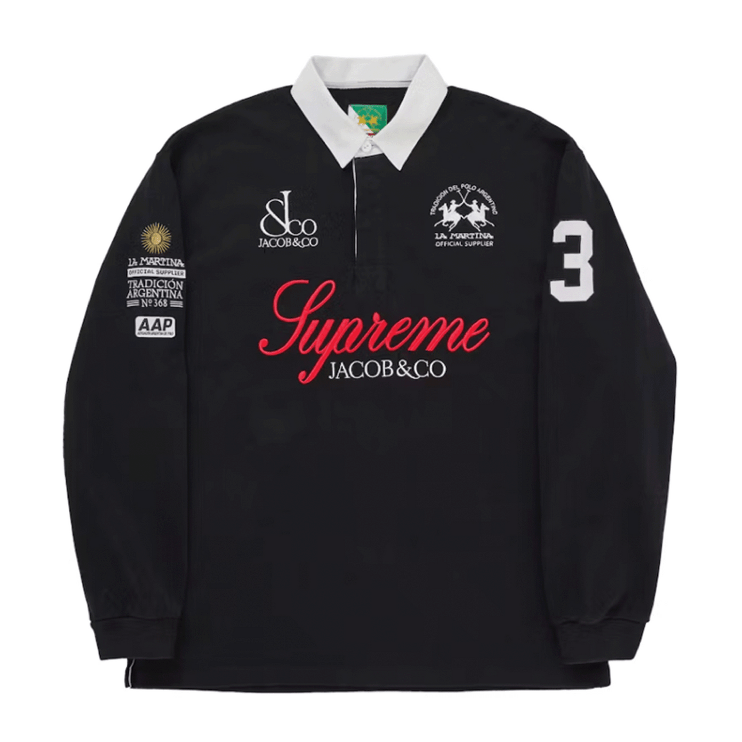 Supreme La Martina Rugby Black