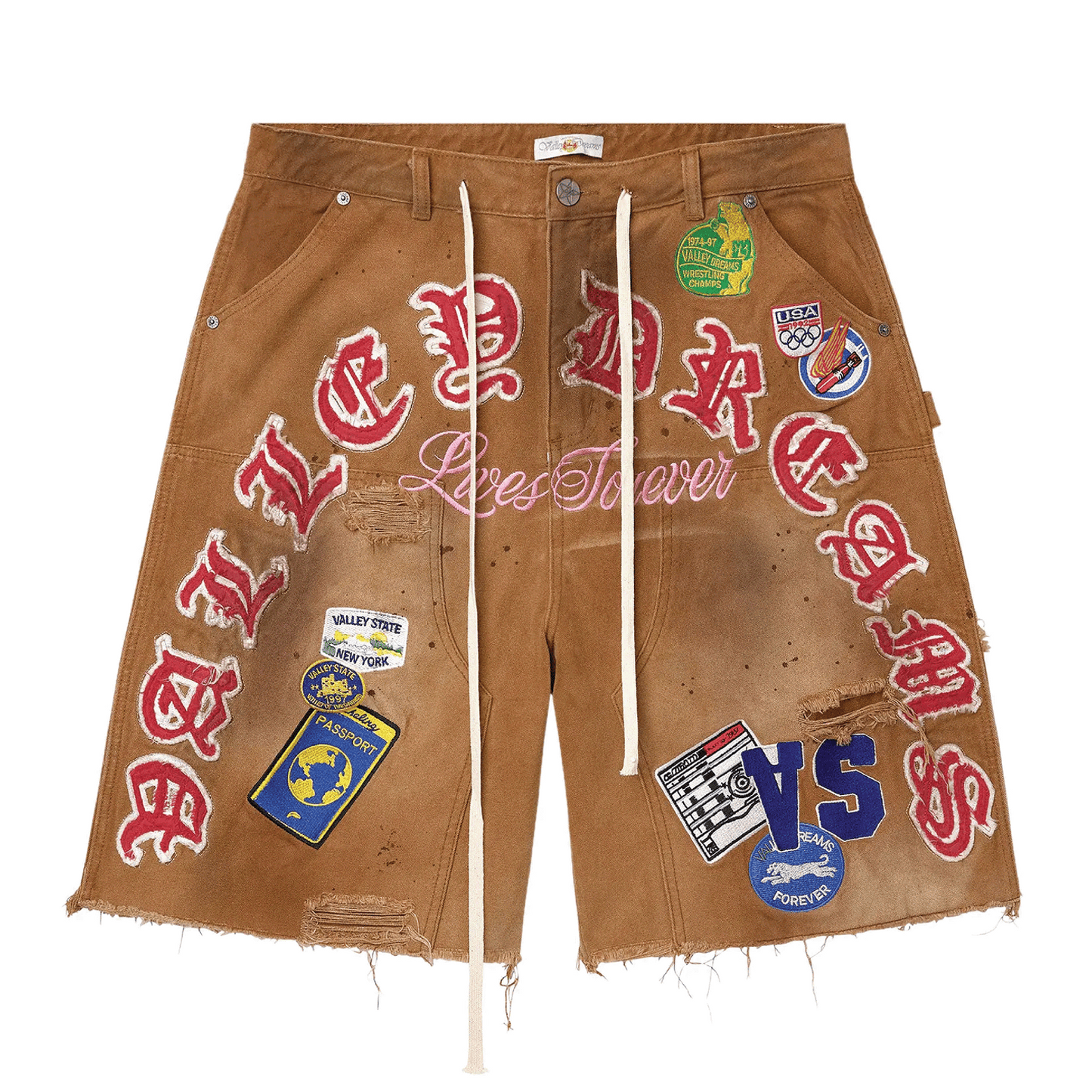 Vale Forever Workshop Jorts Brown