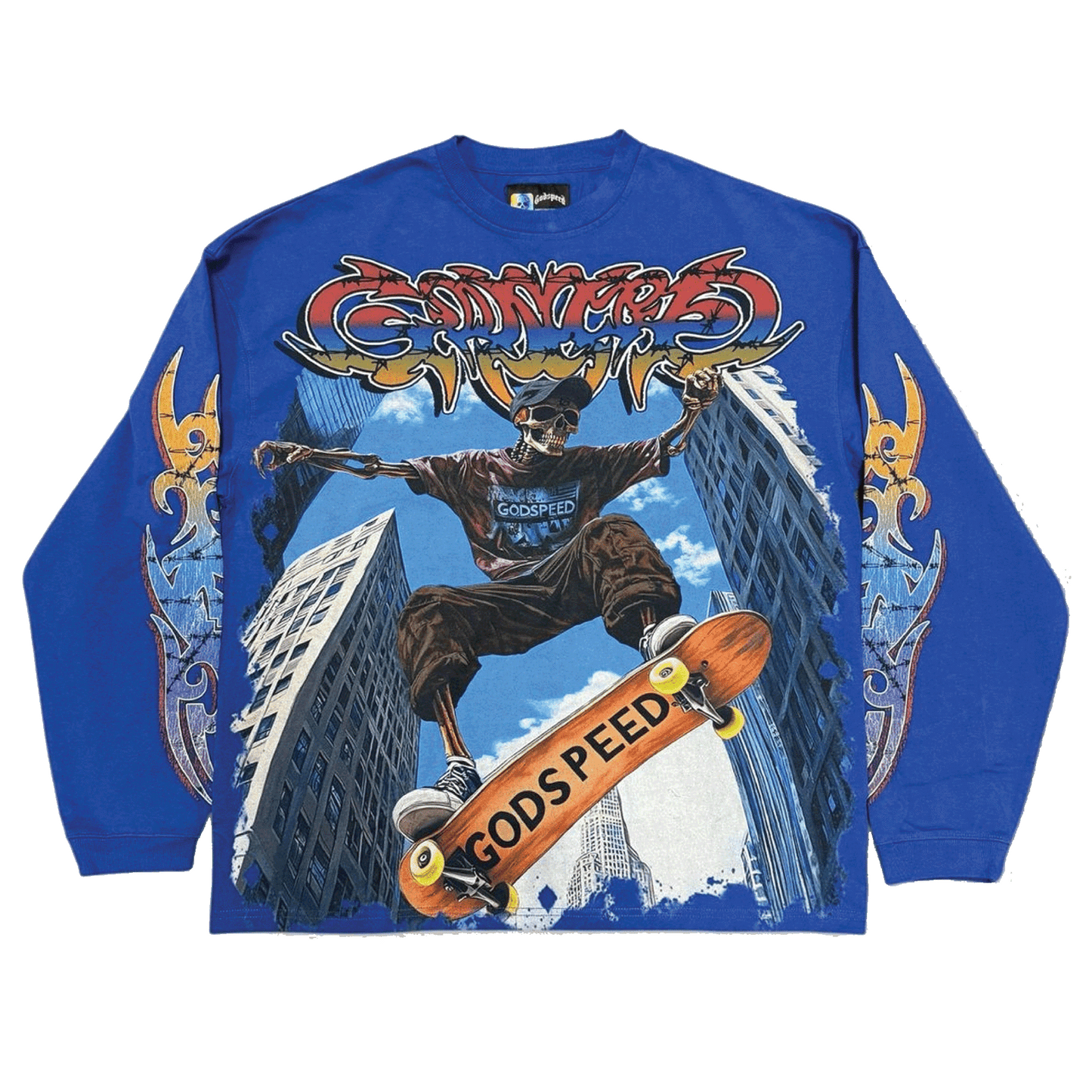 GodSpeed Ollie LS T-Shirt Royal Blue