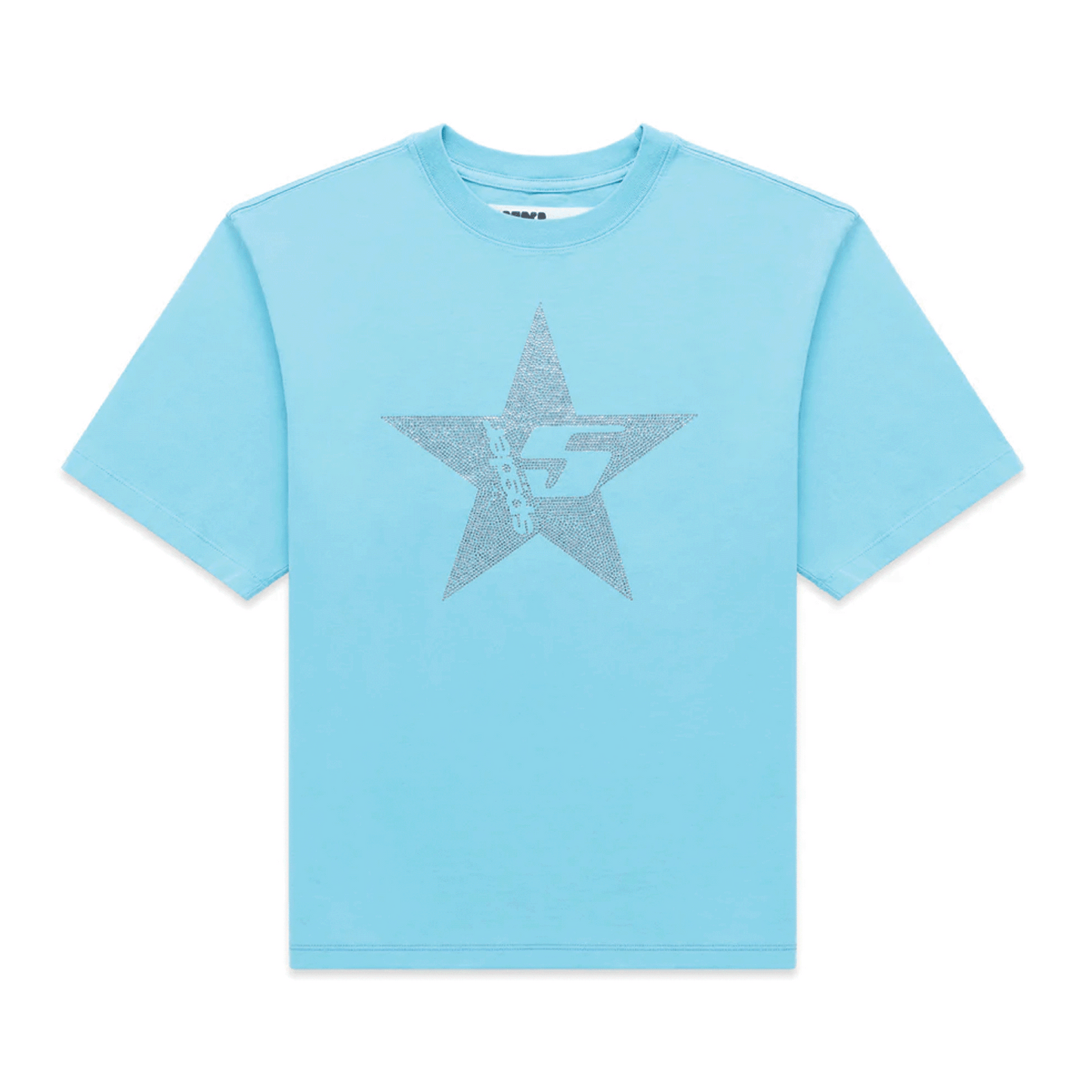 SP5DER BIG 5 STAR RHINESTONE TEE
