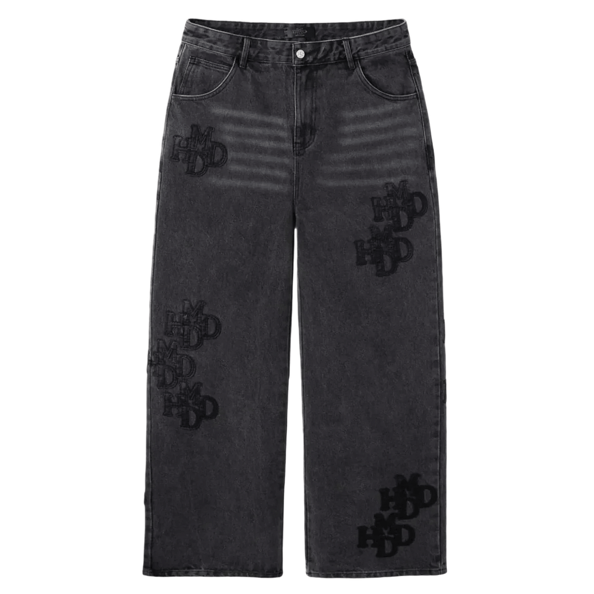 HMDD Double Black Patch Pant