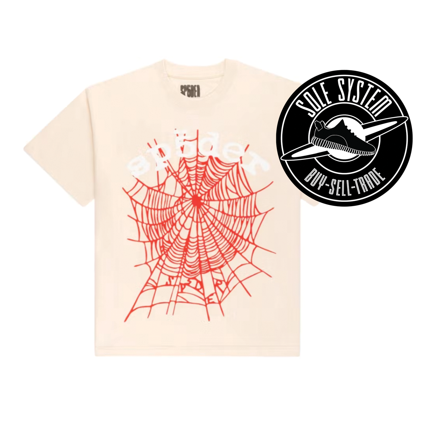 Sp5der Legacy Logo Heavyweight Cream