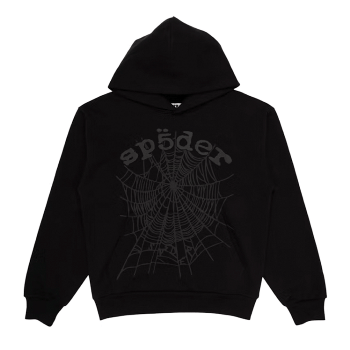 Sp5der Phantom Web Hoodie Black