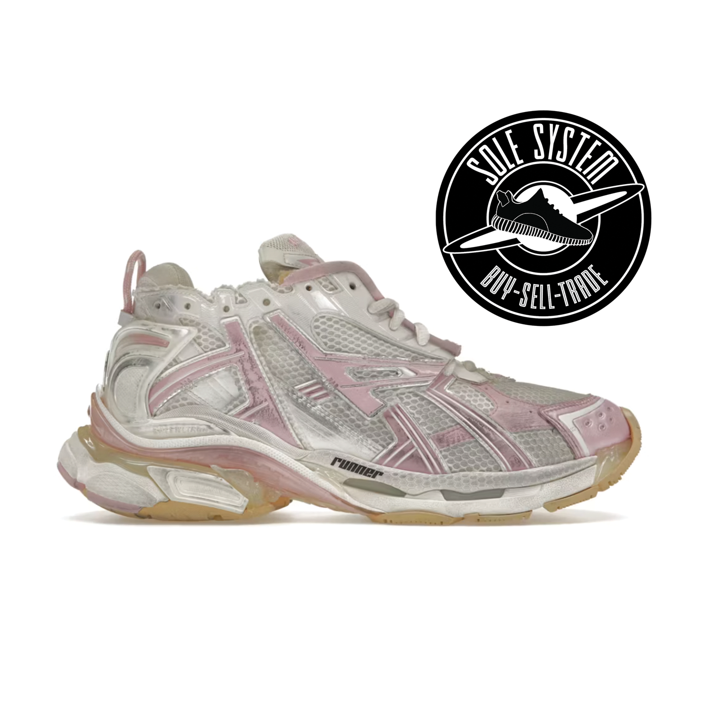 Balenciaga Runner Pink White