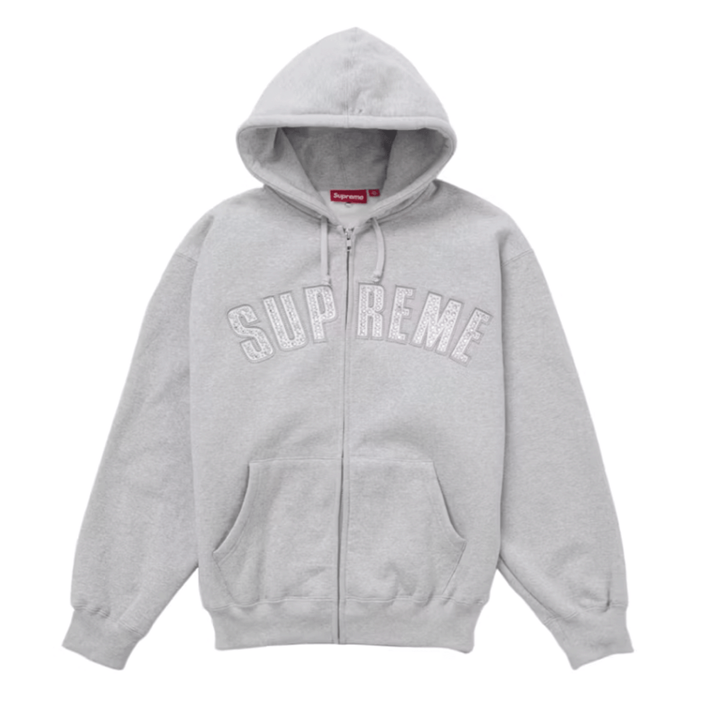 Supreme b.b. Simon Zip Up Hooded Sweatshirt Heather Grey