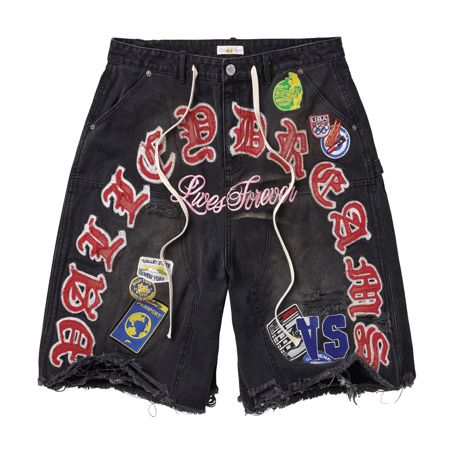Vale Forever Workshop Jorts Black
