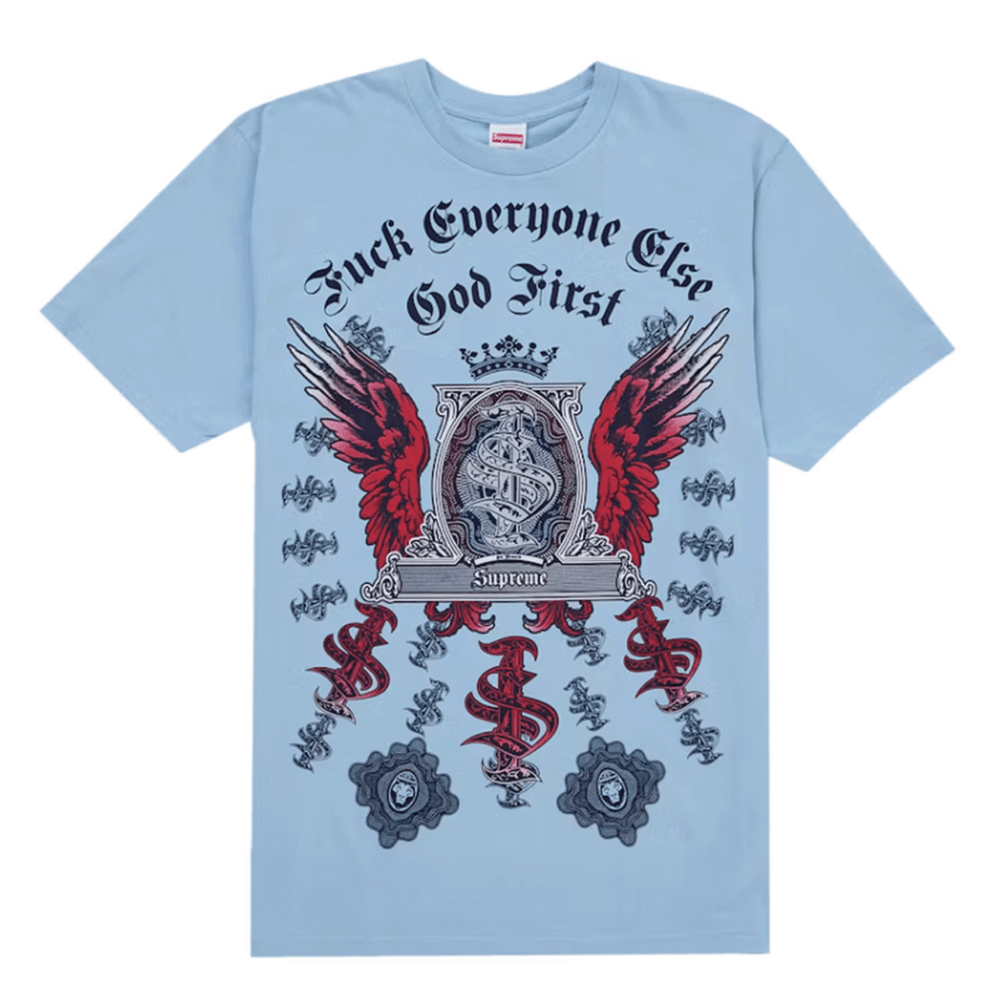 Supreme Money Tee Powder Blue