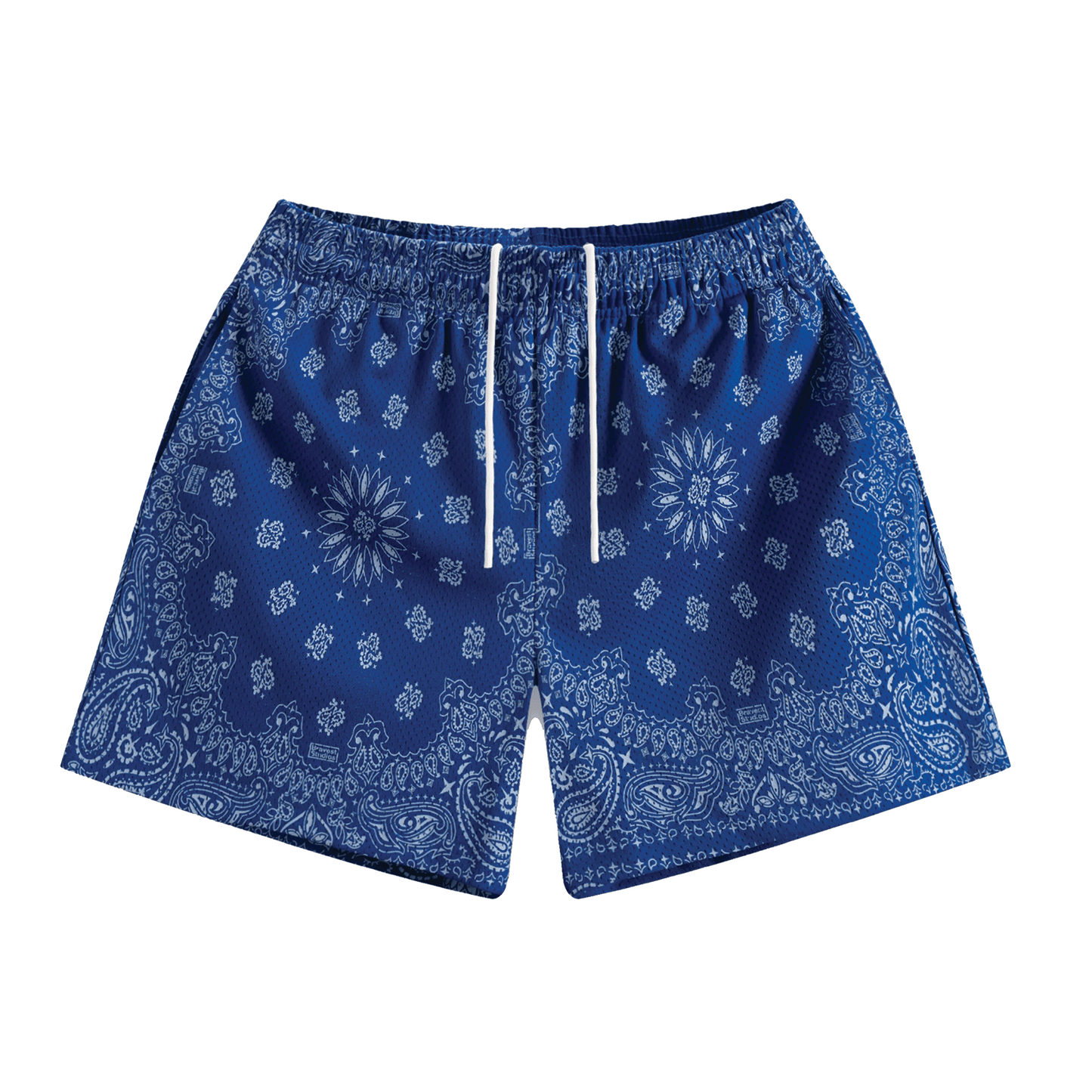 Bravest Blue Paisley Shorts