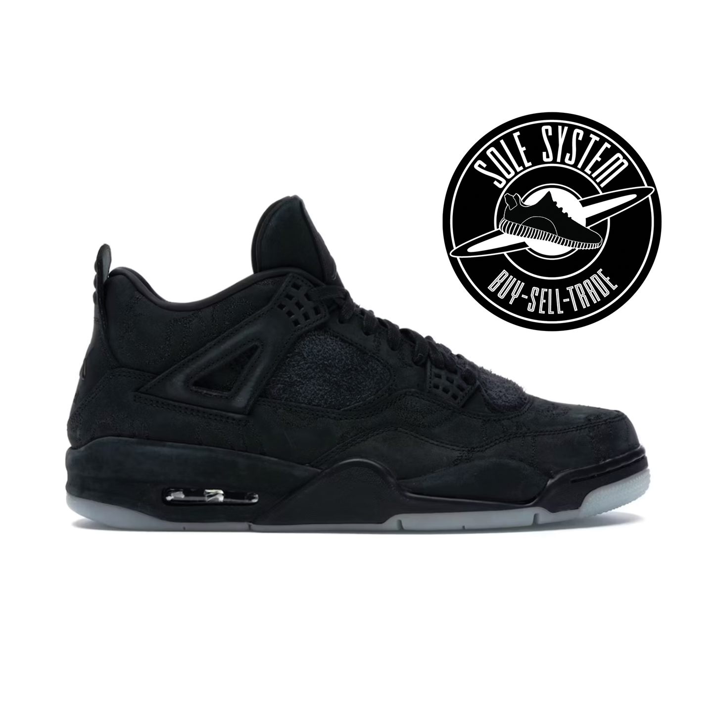 Jordan 4 Retro Kaws Black