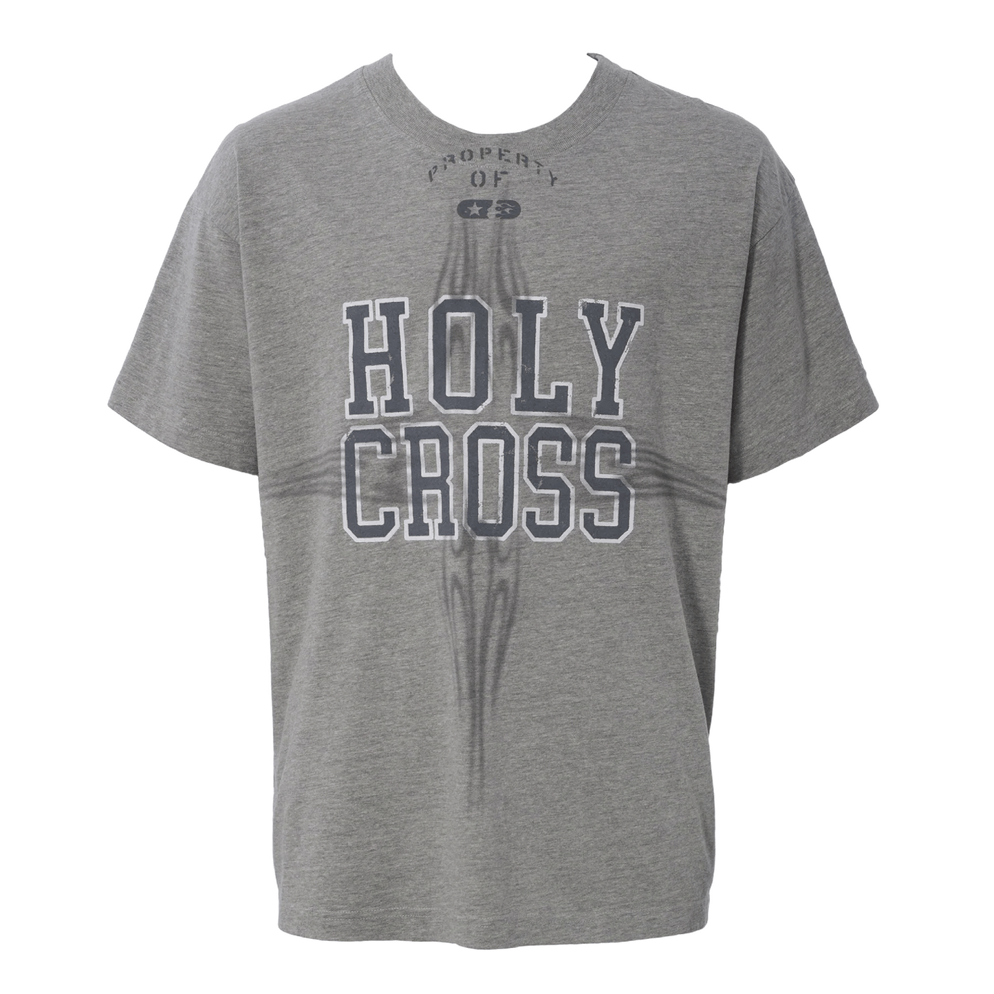 Hellstar Holy Cross T Shirt Heather Grey