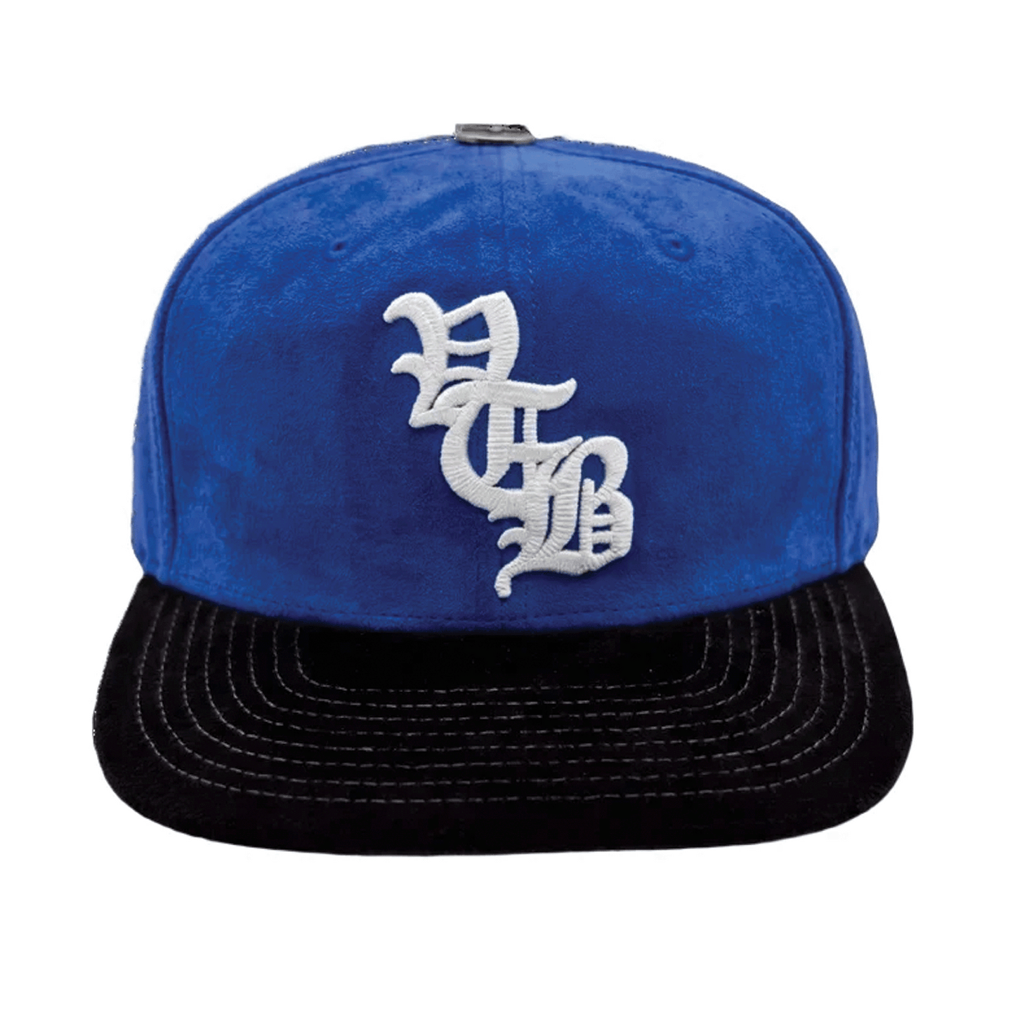 Vertabrae Royal Blue Suede Snapback