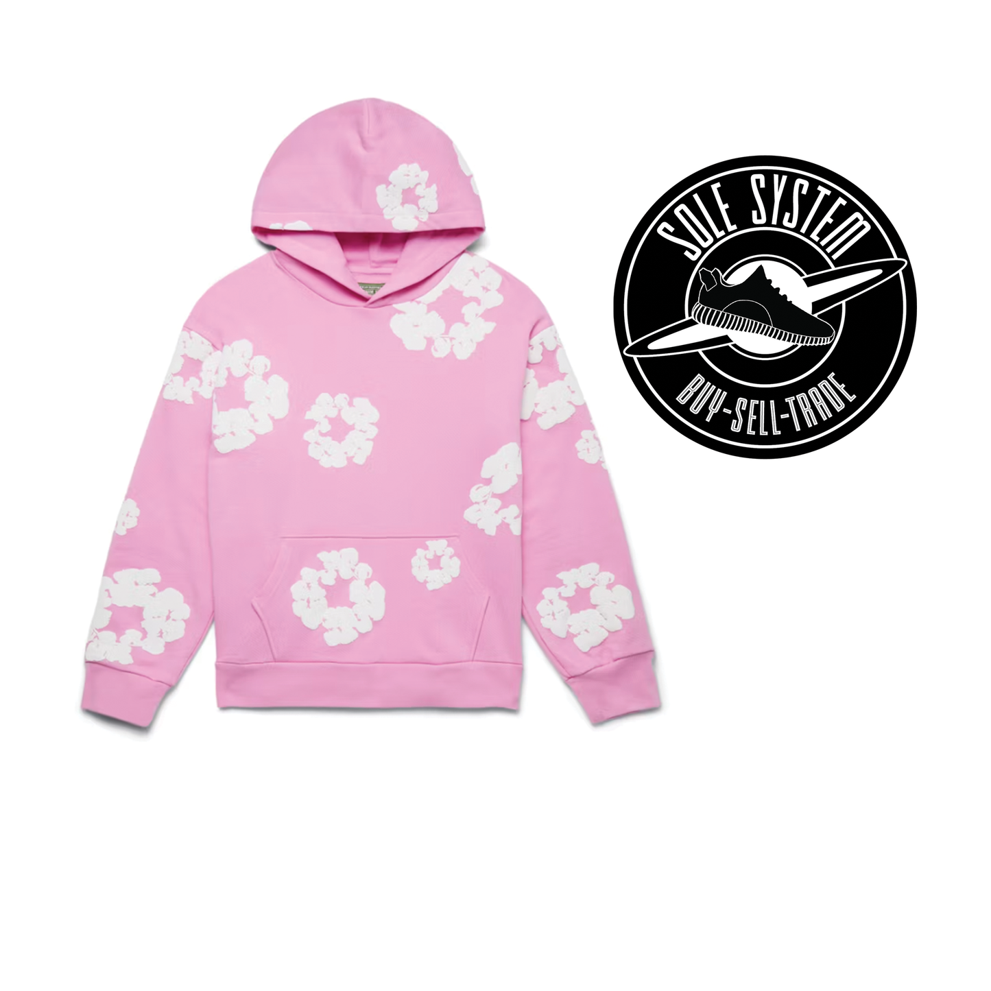 Denim Tears Cotton Wreath Sweatshirt Pink