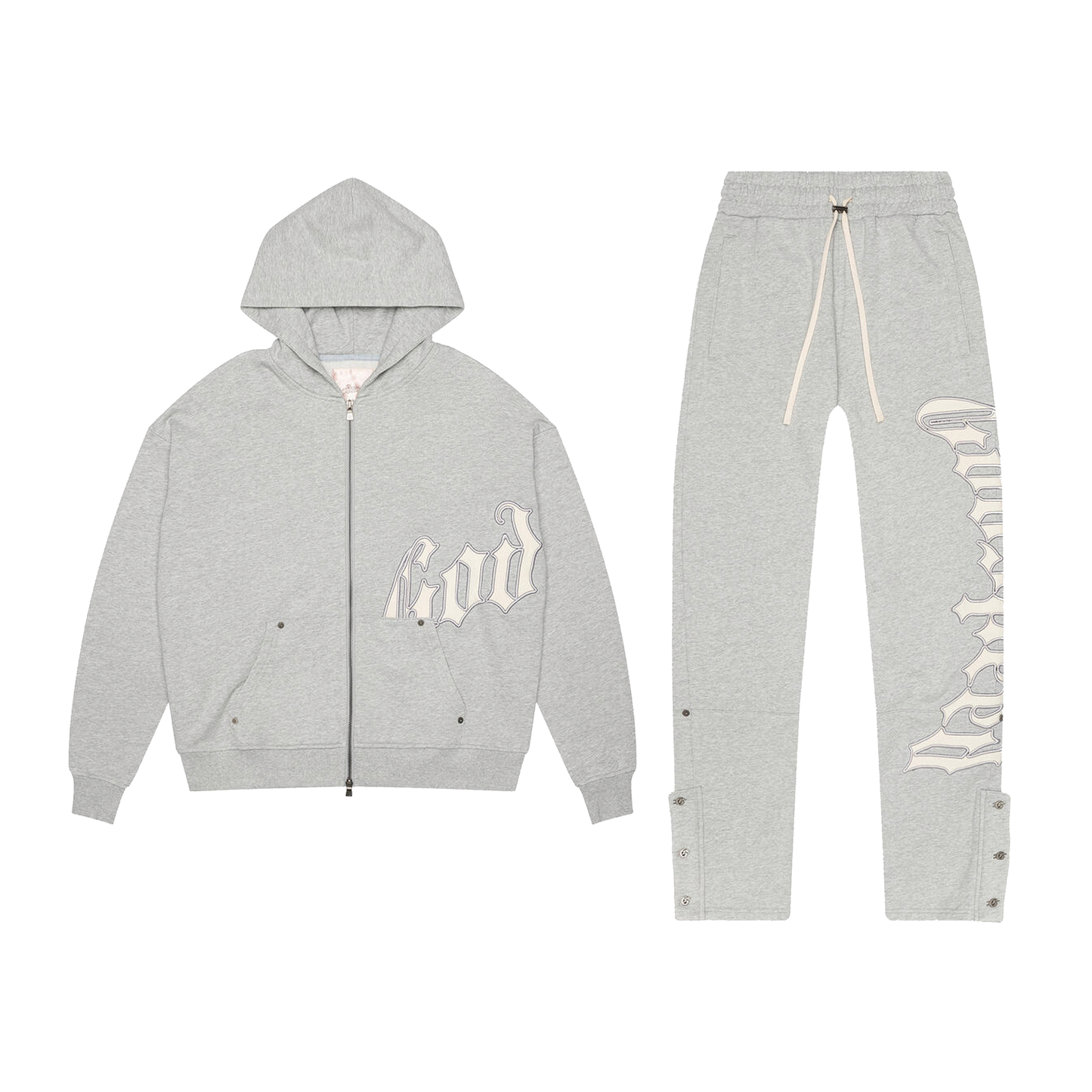 GodSpeed OG Logo Sweatsuit V2 Heather Grey