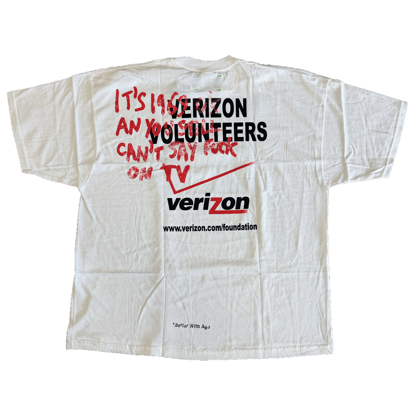 Better With Age 1976 Tee Verizon White