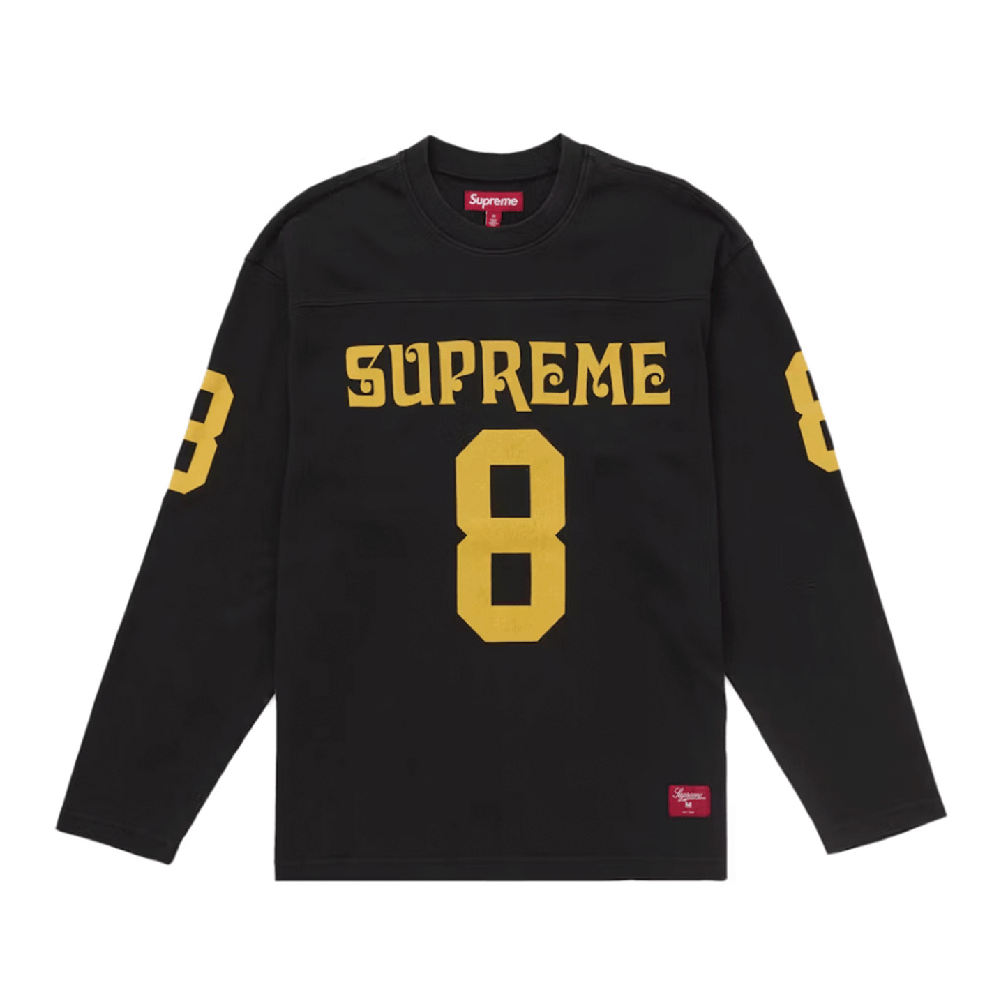 Supreme L/S Football Top Black